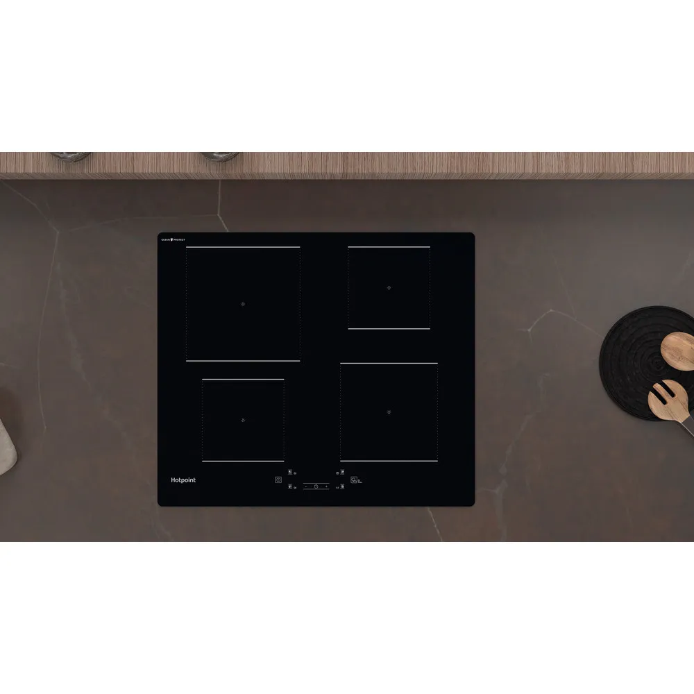 Hotpoint TQ 1460S CPNE - Black Induction Hob - 60cm - CleanProtect Nano-Coating - Image 4