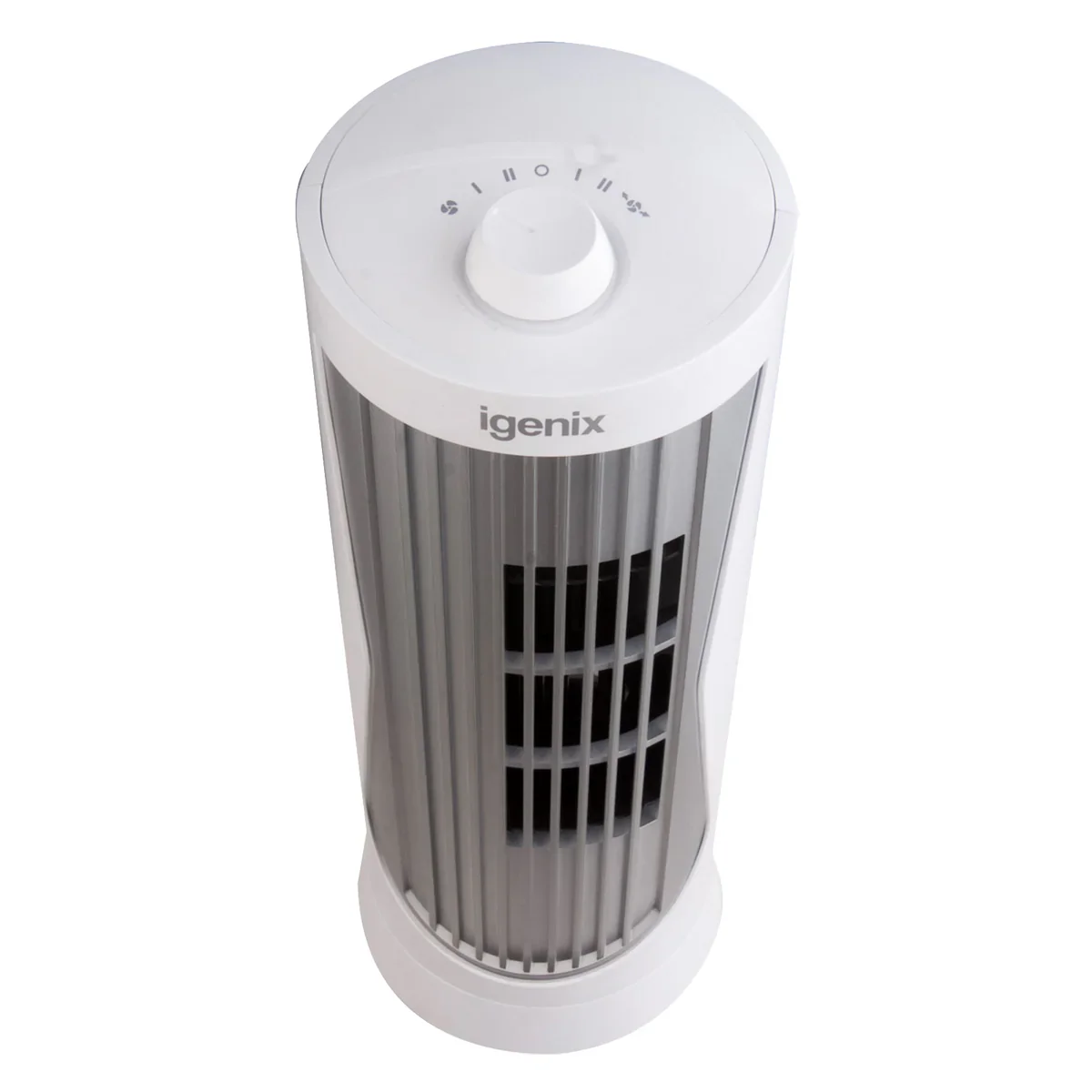 Igenix DF0020WH - White Mini Tower Fan - 2 Speed - 12 Inch - Image 3