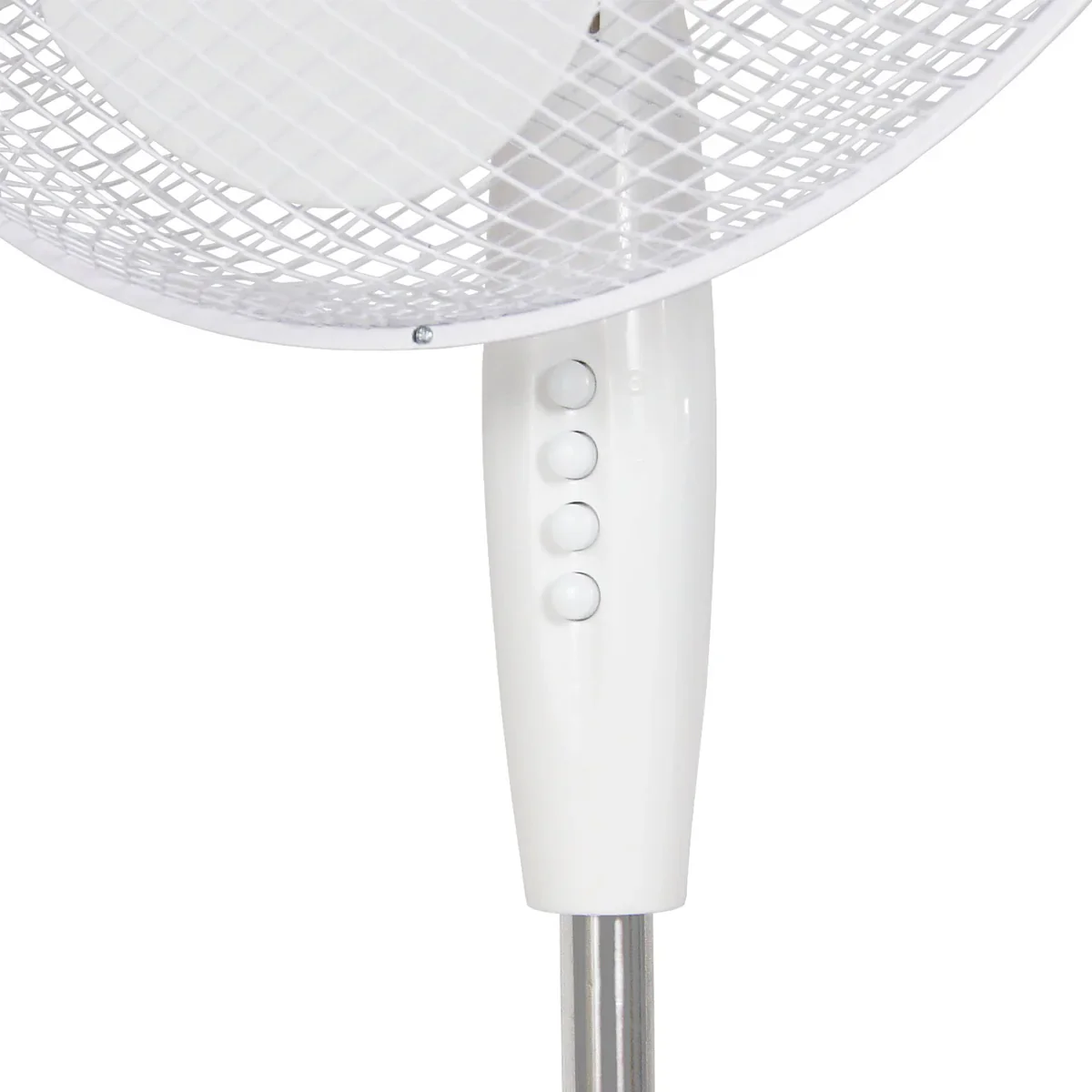 Igenix DF1655 - White 16 Inch Pedestal Fan - 3 Speed, Oscillating, Adjustable Height - A+ Energy - Image 4