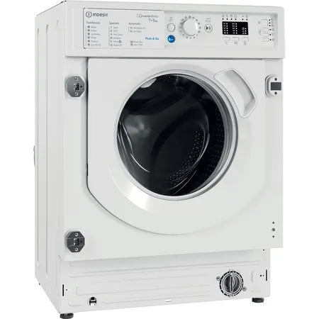 Indesit BI WDIL 75148 UK - White Integrated 7KG/5KG Washer Dryer - 1400 RPM - E energy - Image 2