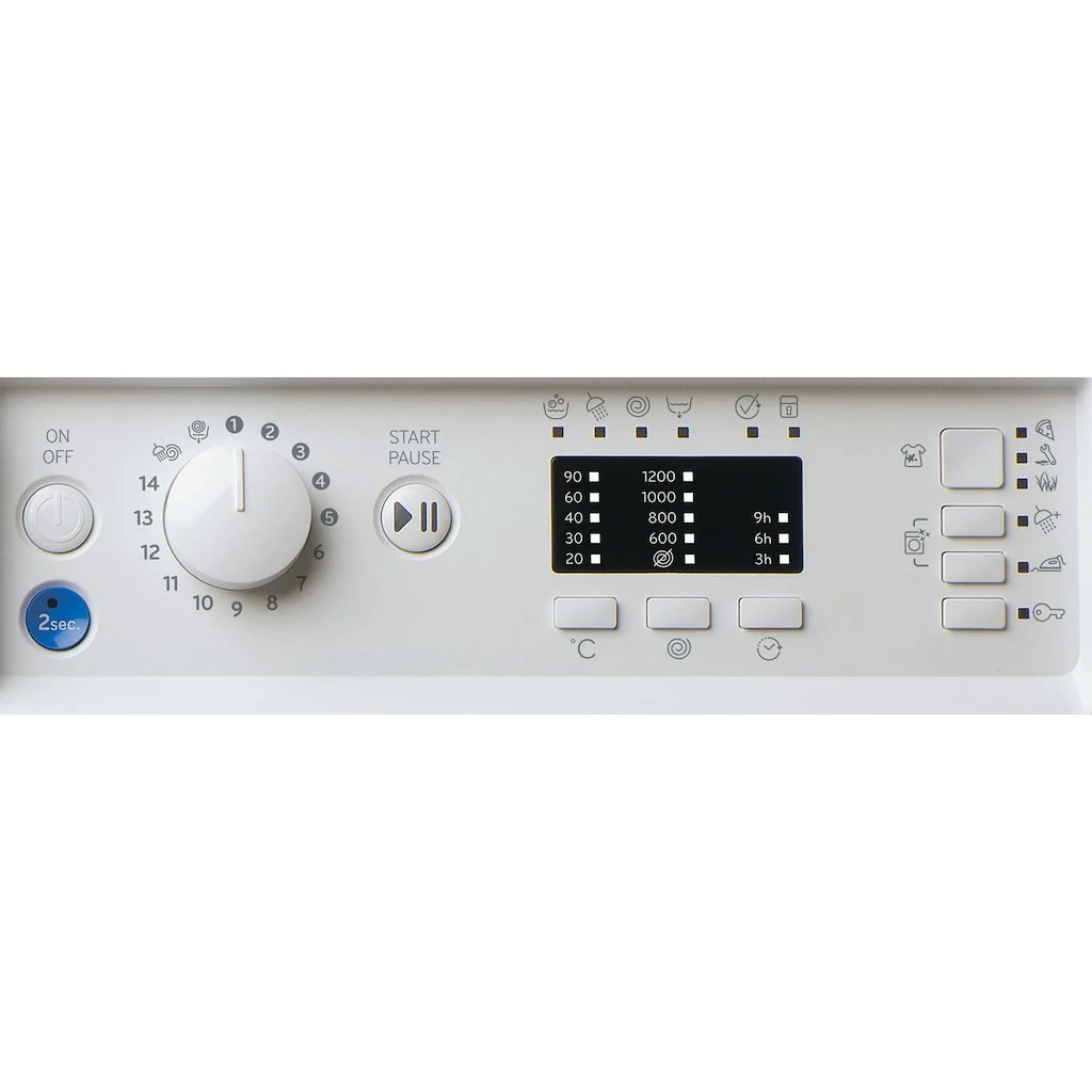 Indesit BI WMIL 91485 UK - Integrated 9KG Washing Machine - 1400 RPM - B energy - Image 3