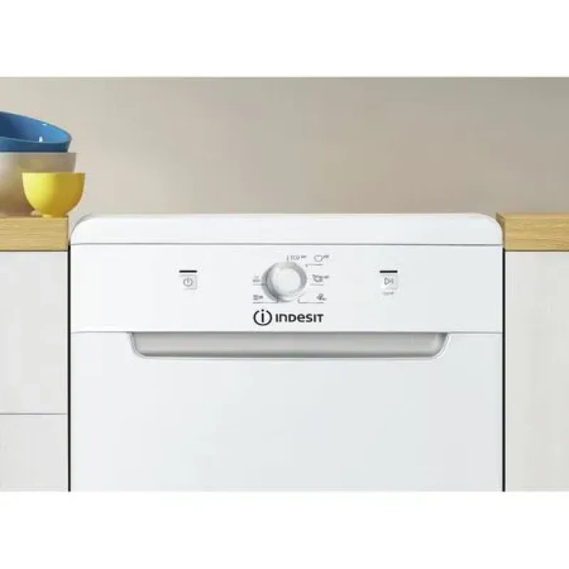 Indesit DF9E 1B10 UK - White Freestanding Dishwasher - F energy - Image 3