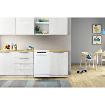 Indesit DSFO 3T224 Z UK N - White 10 Place Settings Slimline Dishwasher - 45cm Width - E Energy Rating - Image 2