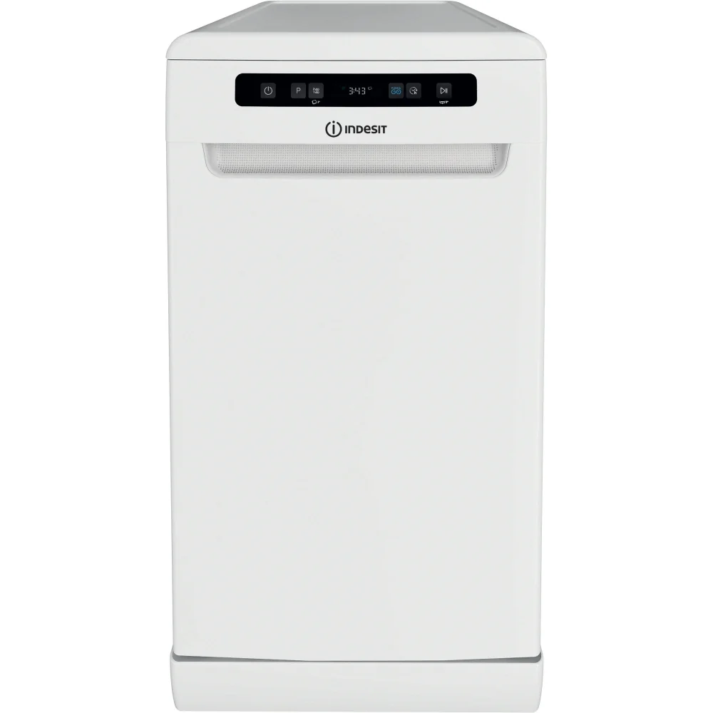 Indesit IN2FD10CS70WUK - White Slimline Dishwasher - 10 Place Settings - D Energy