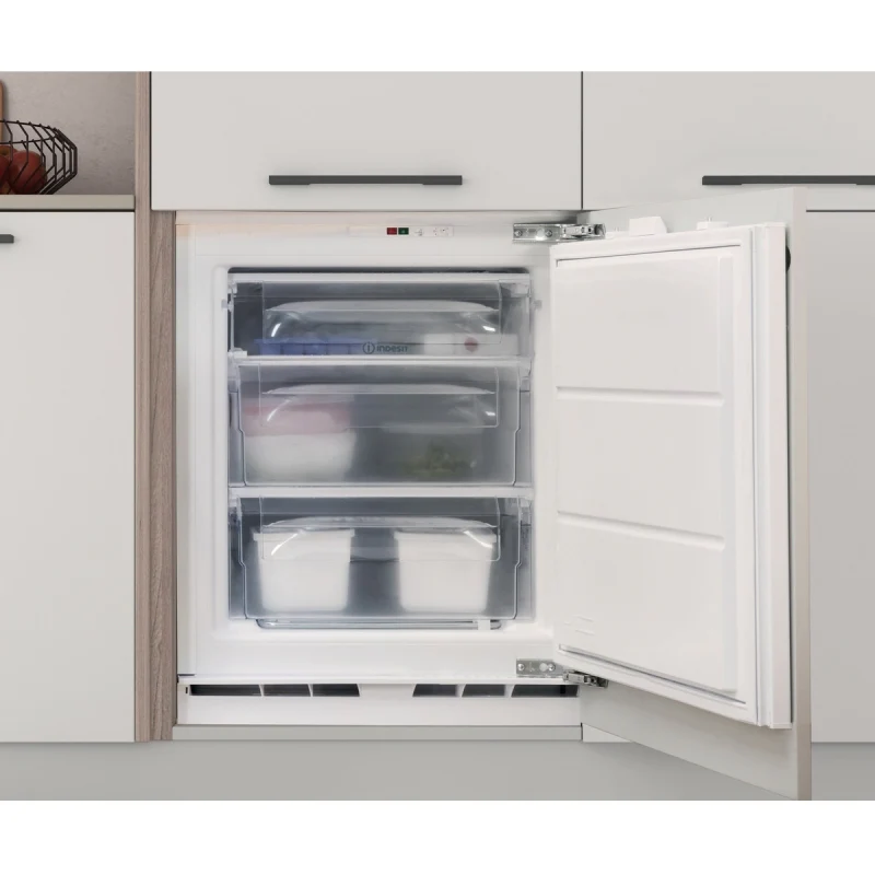 Indesit INBUFZ011.UK - White Undercounter Low Frost Freezer - E energy - Image 3