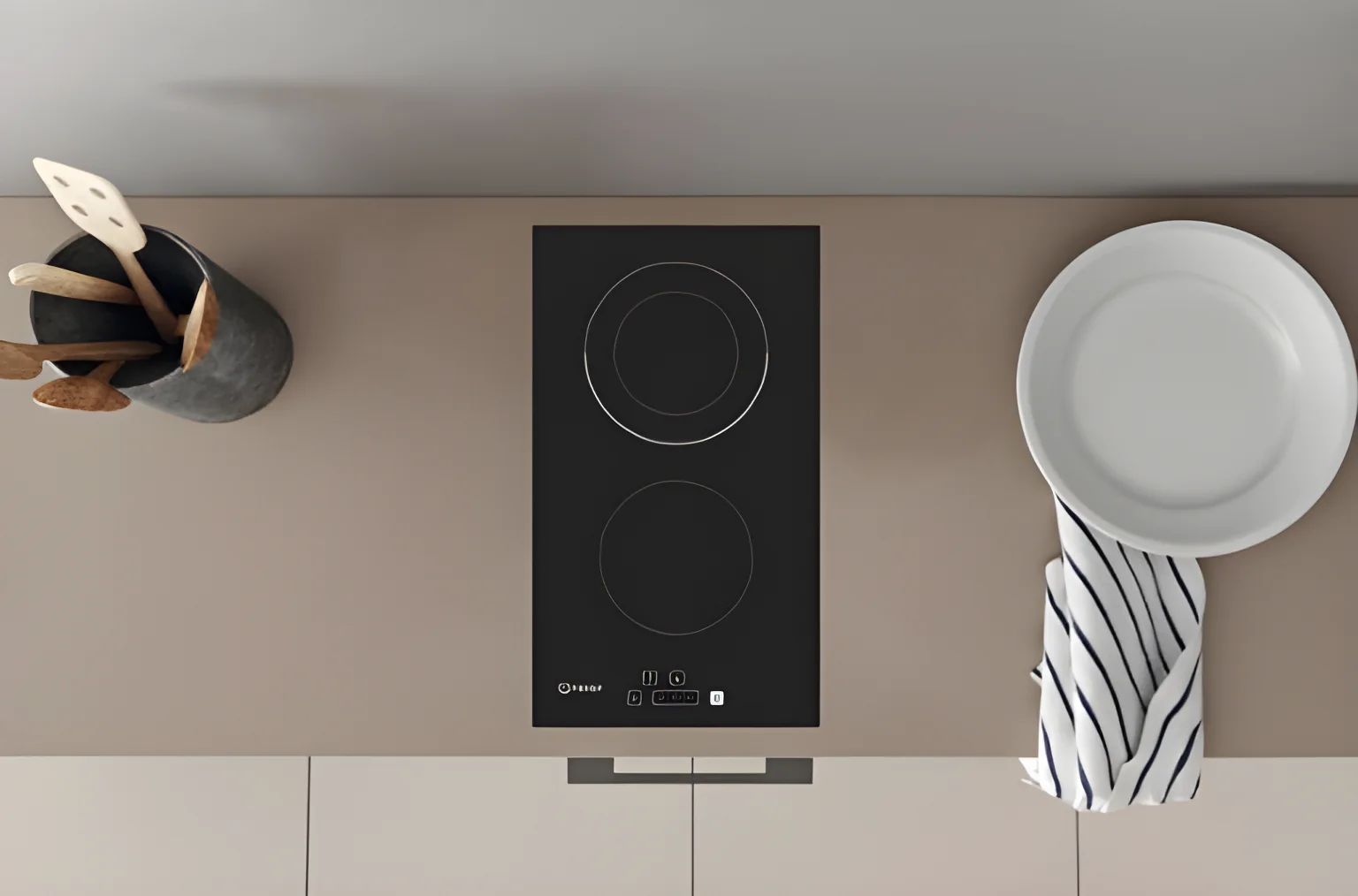 Indesit IRD 2030 B - Black 30cm Ceramic Hob - 2 Zones - Touch Controls - Image 2