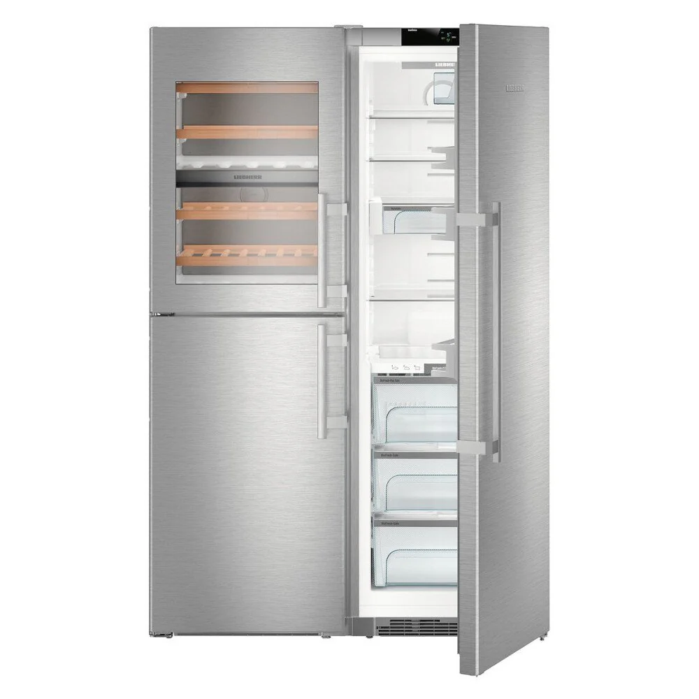Liebherr SBSES 8496 PremiumPlus BioFresh - Stainless Steel American Fridge Freezer - 372L Fridge, 133L Freezer - D Rated - Image 2