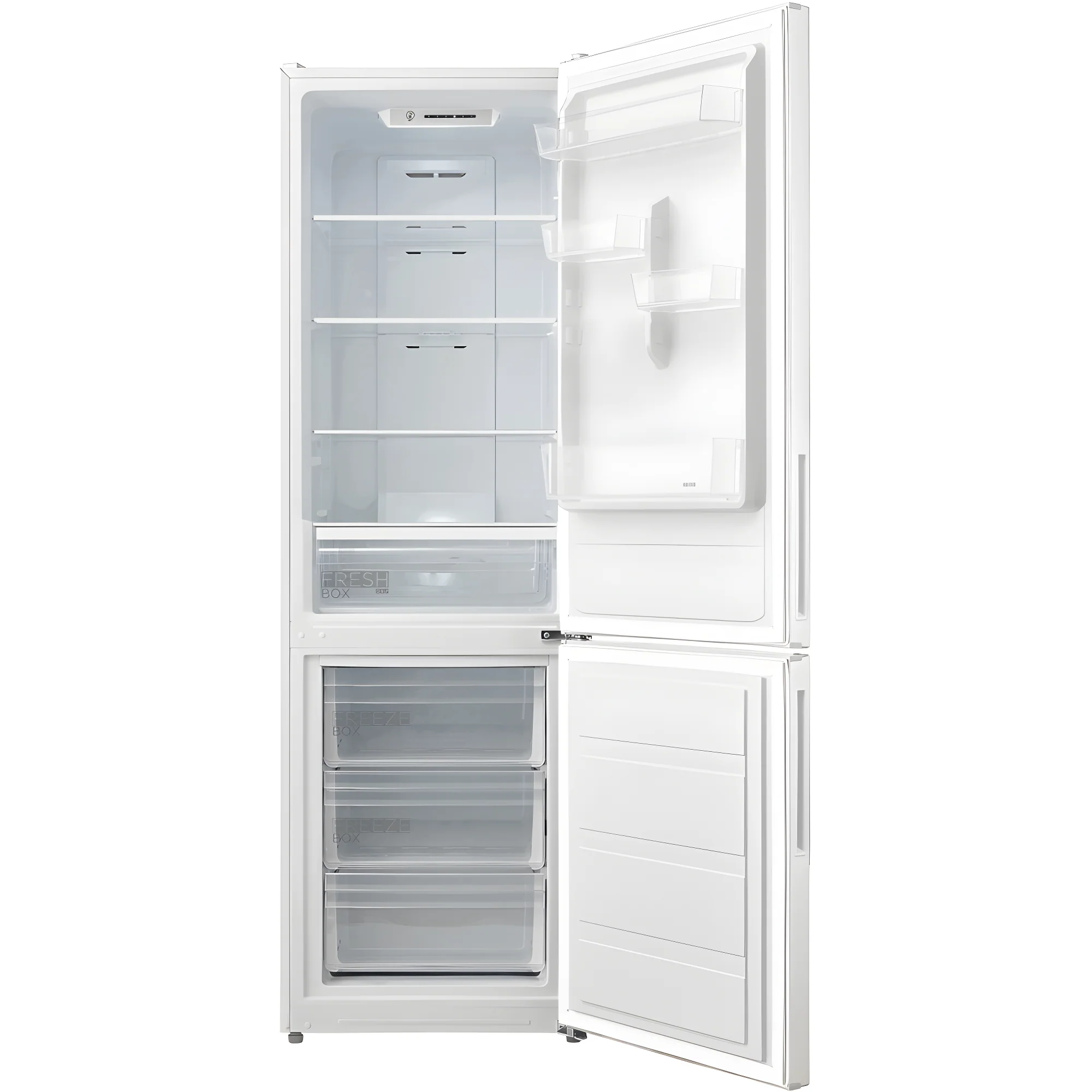 Midea MDRB424FGC01I - White Fridge Freezer - 310L 60/40 Total No Frost - C Rated - Image 2