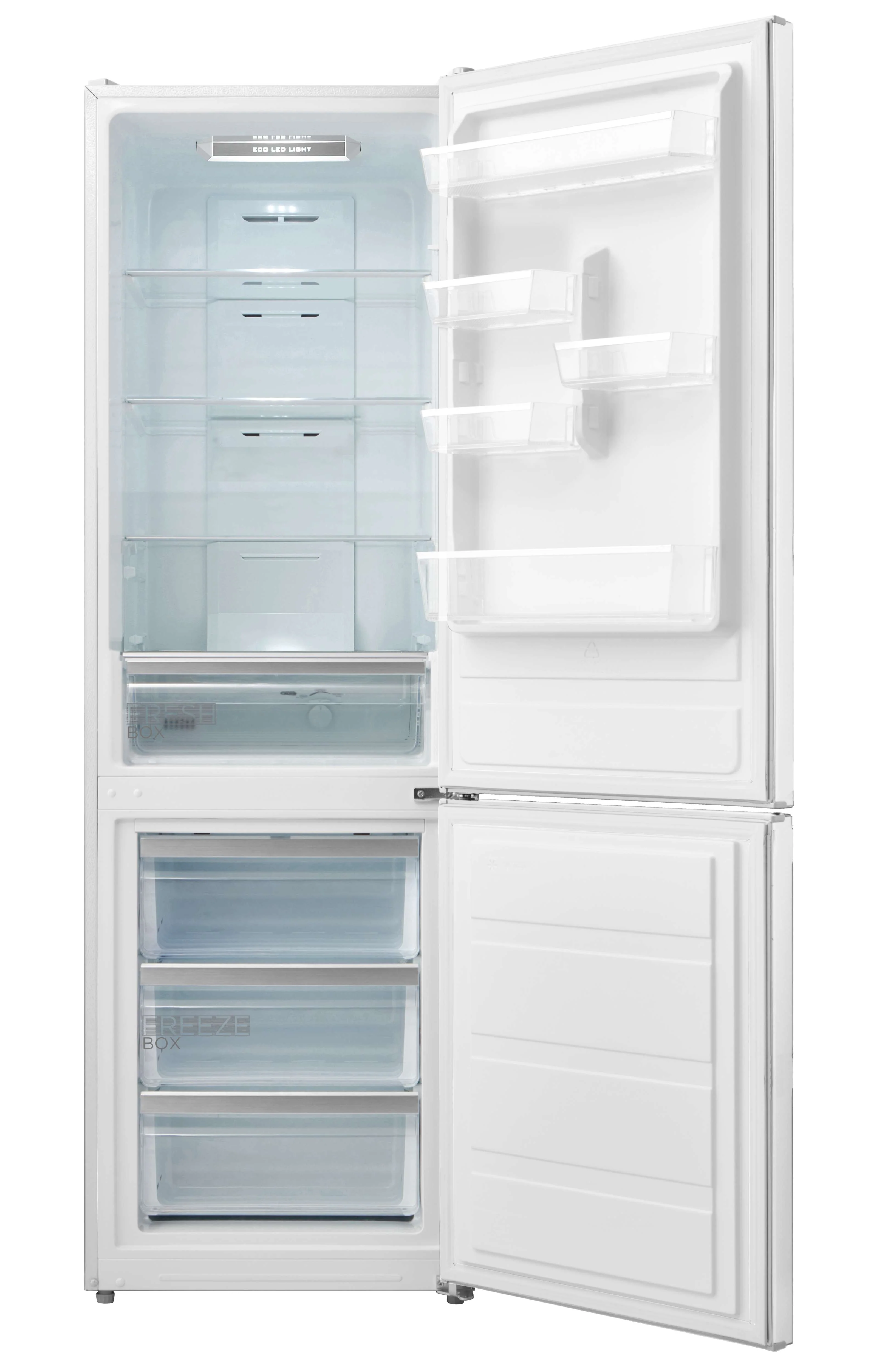 Midea MDRB424FGD01O - White Fridge Freezer - 310L - 60/40 Split - Multi Air Flow - D Energy Rating - Image 2