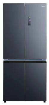 Midea MDRM706BIE70 - Midnight Glass American Fridge Freezer - 515L - E Energy