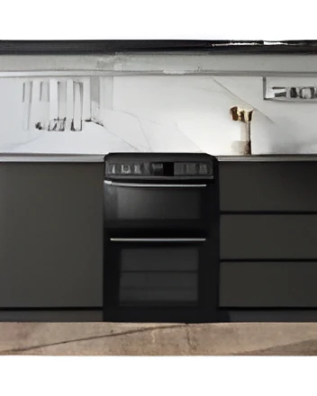 Midea MFO24EME4R118-BK - Black 60cm Double Oven Freestanding Cooker with Ceramic Hob - AA Rated - Image 5