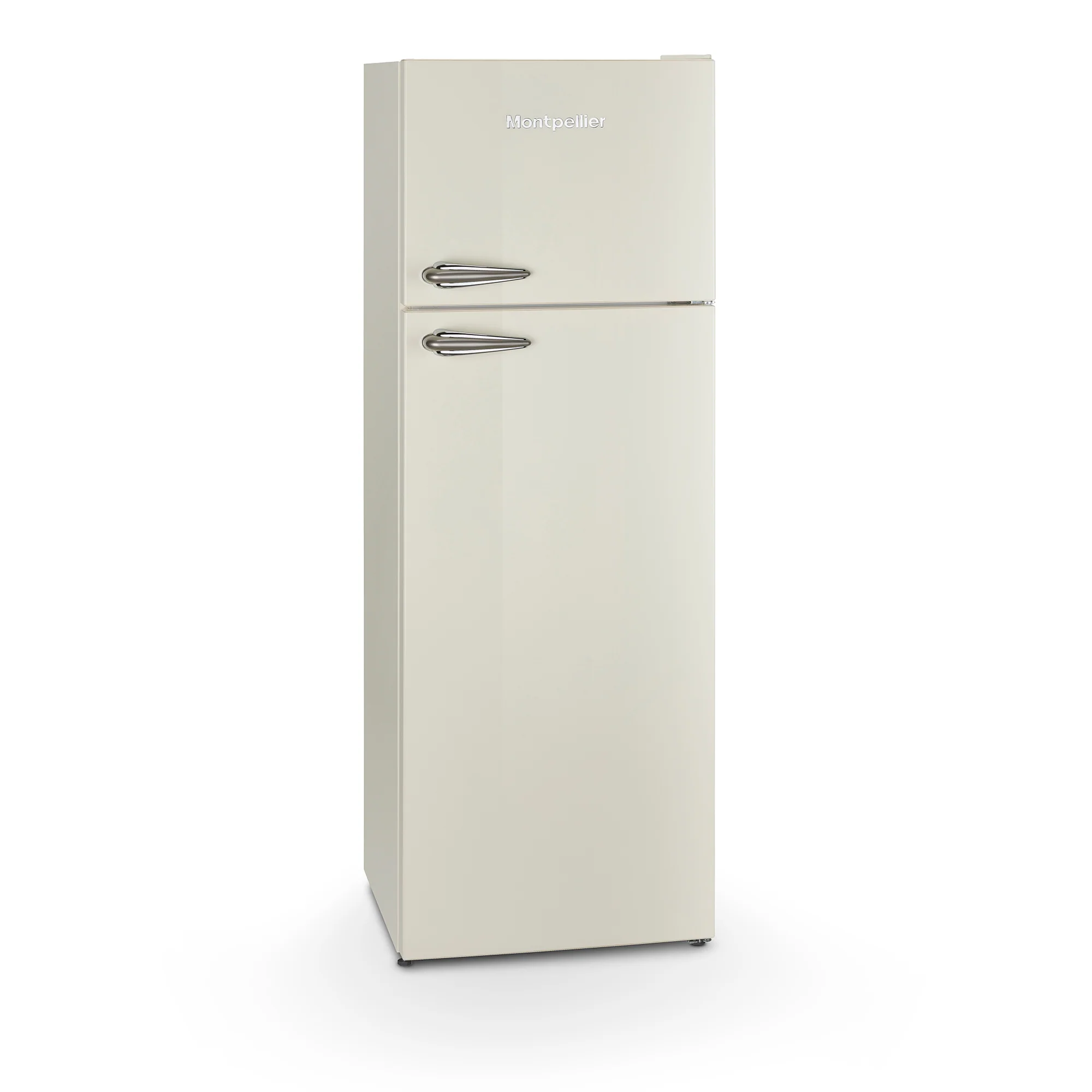 Montpellier MAB346EC Retro 80/20 Top Mount Fridge Freezer in Cream - E Rated - Image 3