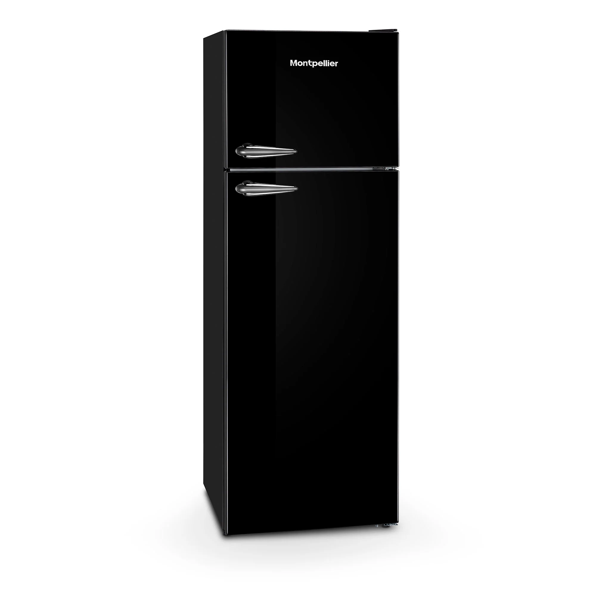 Montpellier MAB346EK - Black Retro Top Mount Fridge Freezer - 312L Total Capacity - E energy - Image 3