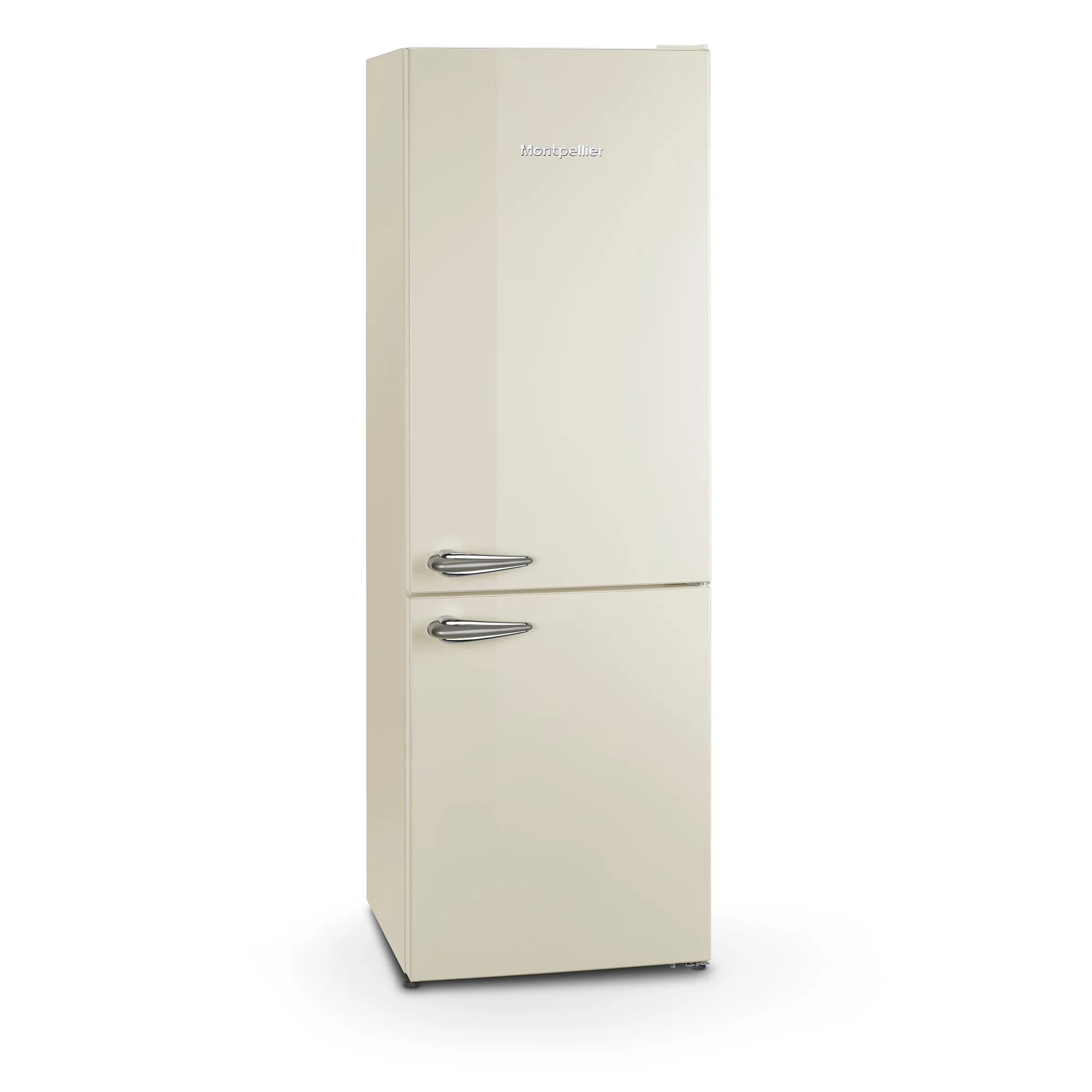 Montpellier MAB386EC - Cream Retro No Frost Fridge Freezer - 186cm - E Energy Rating - Image 4