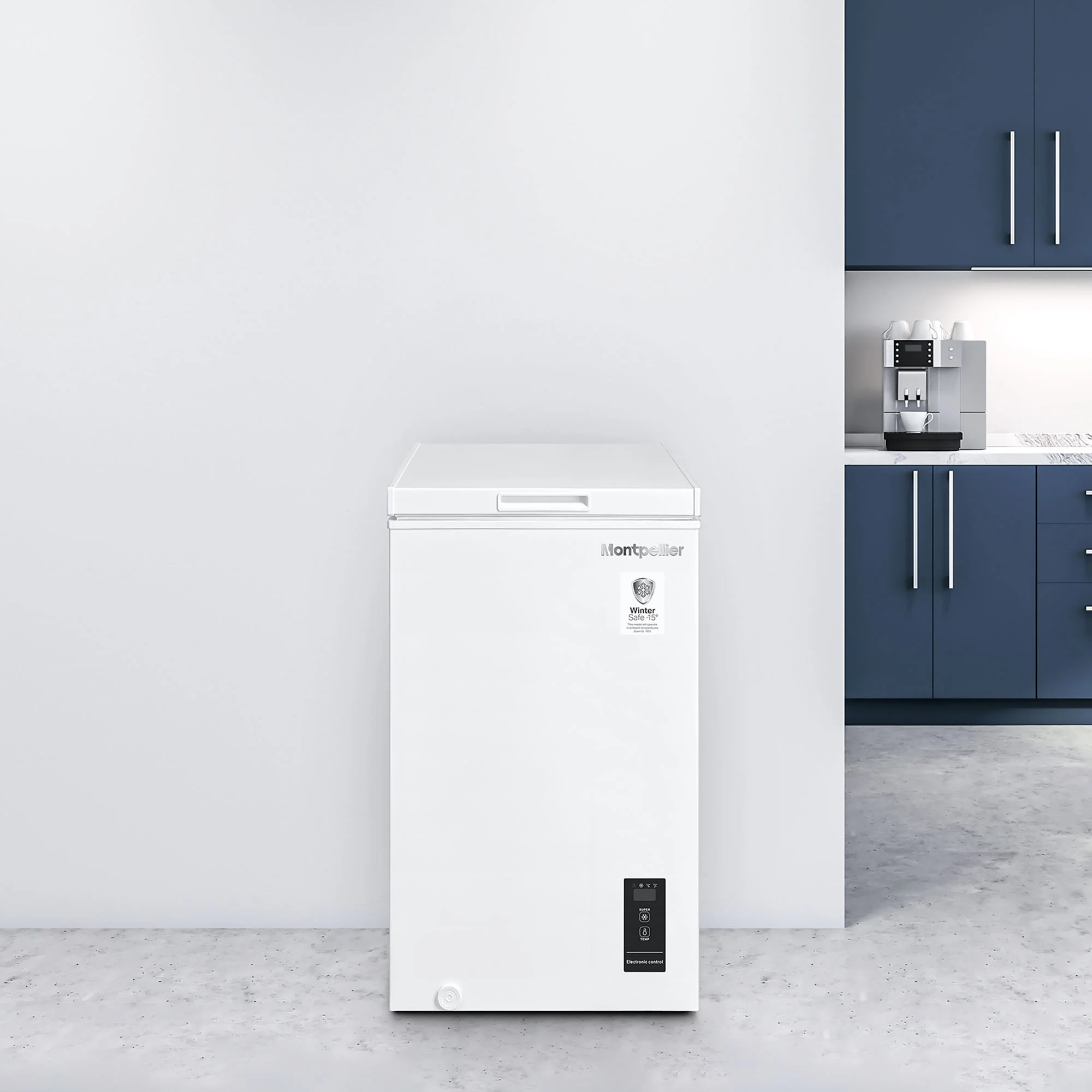 Montpellier MCF100EW - White 99L Chest Freezer - E Energy - Image 4