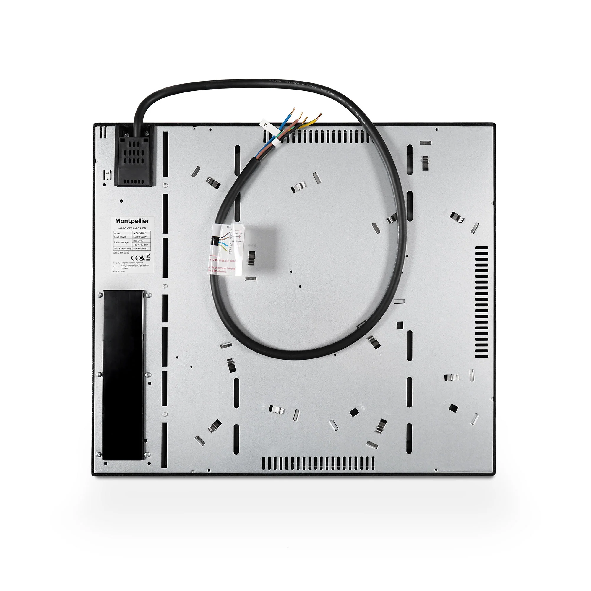 Montpellier MCH59CK - 59cm Ceramic Hobs - 4 Cooking Zones - Rotary Controls - Image 3