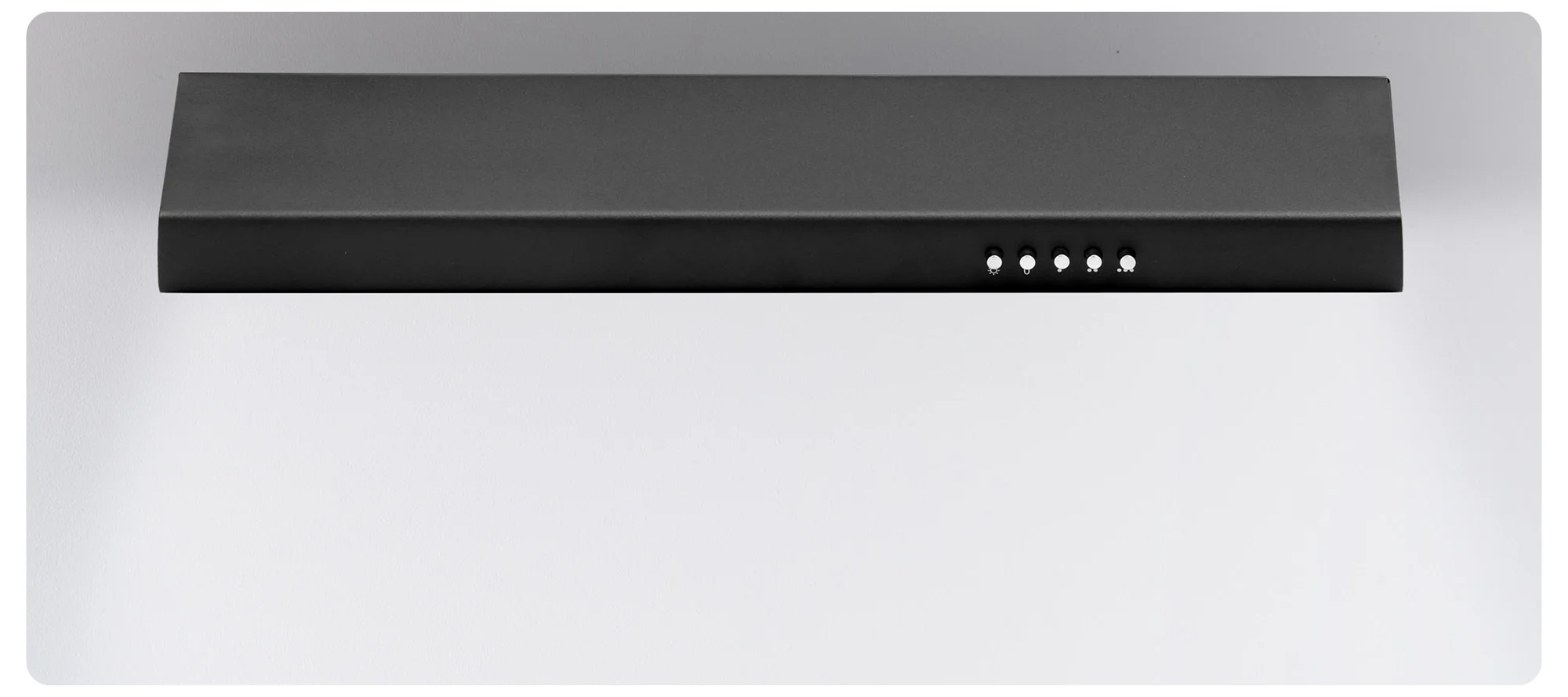 Montpellier MCV60BK - Black 60cm Visor Extractor - Visor Hood - 186.1 m³/h Extraction Rate - B Energy Rating - Image 5
