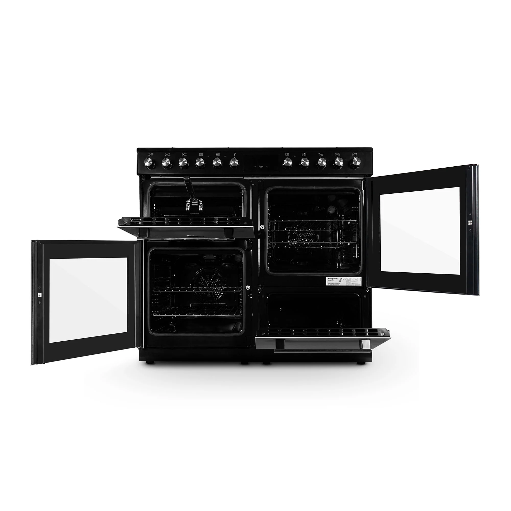 Montpellier MDFRC100X - Inox Dual Fuel Range Cooker - 100cm - A/A Energy Rating - Image 2