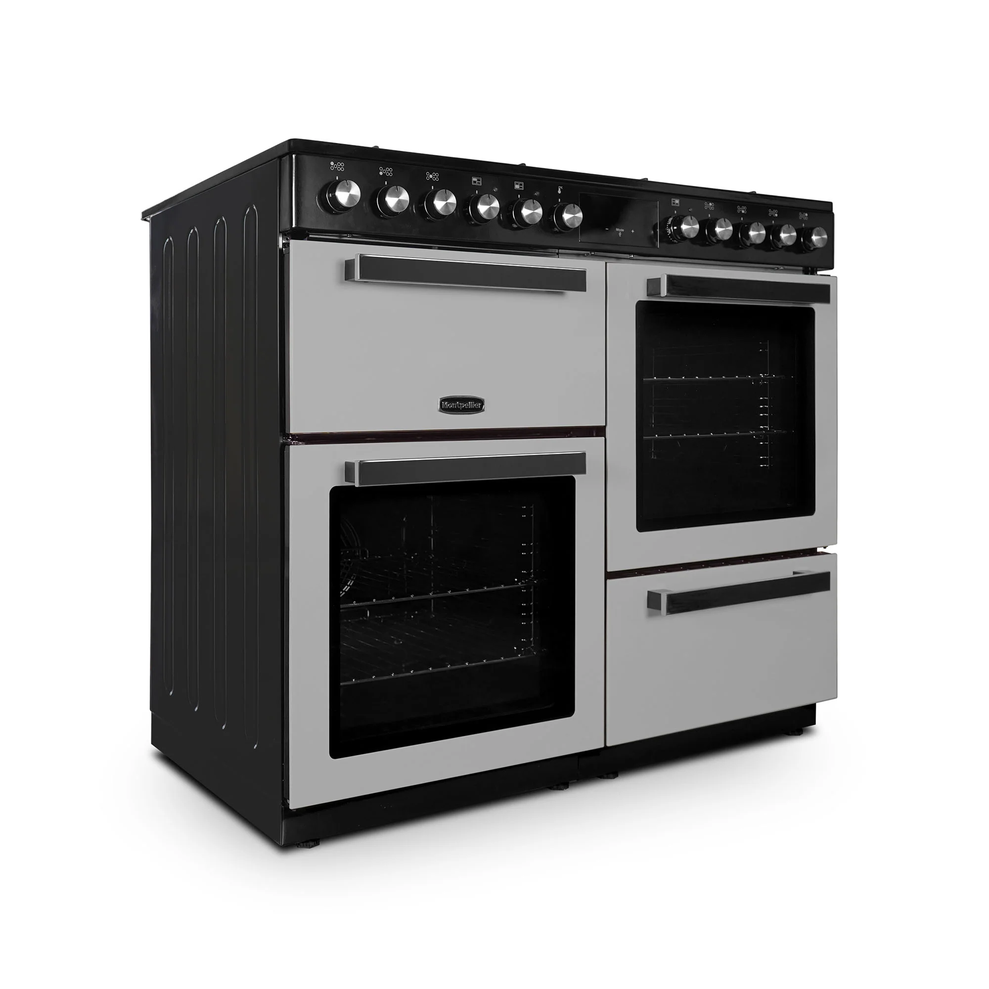 Montpellier MDFRC100X - Inox Dual Fuel Range Cooker - 100cm - A/A Energy Rating - Image 3