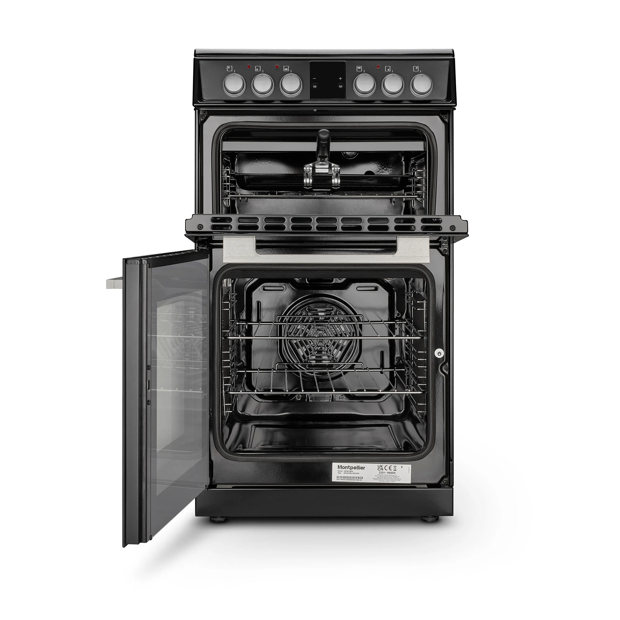 Montpellier MDOC50FK - Black 4 Zone Electric Cooker - A Rated - Image 3