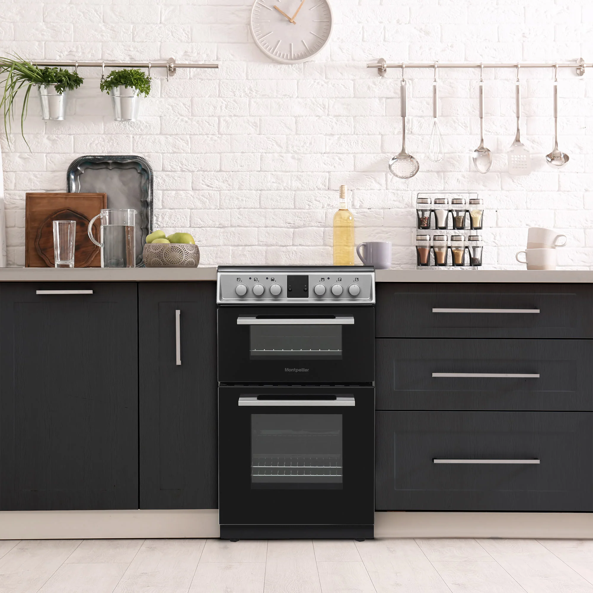 Montpellier MDOC50FS - Silver 4 Zone Electric Cooker - A Rated - Image 5