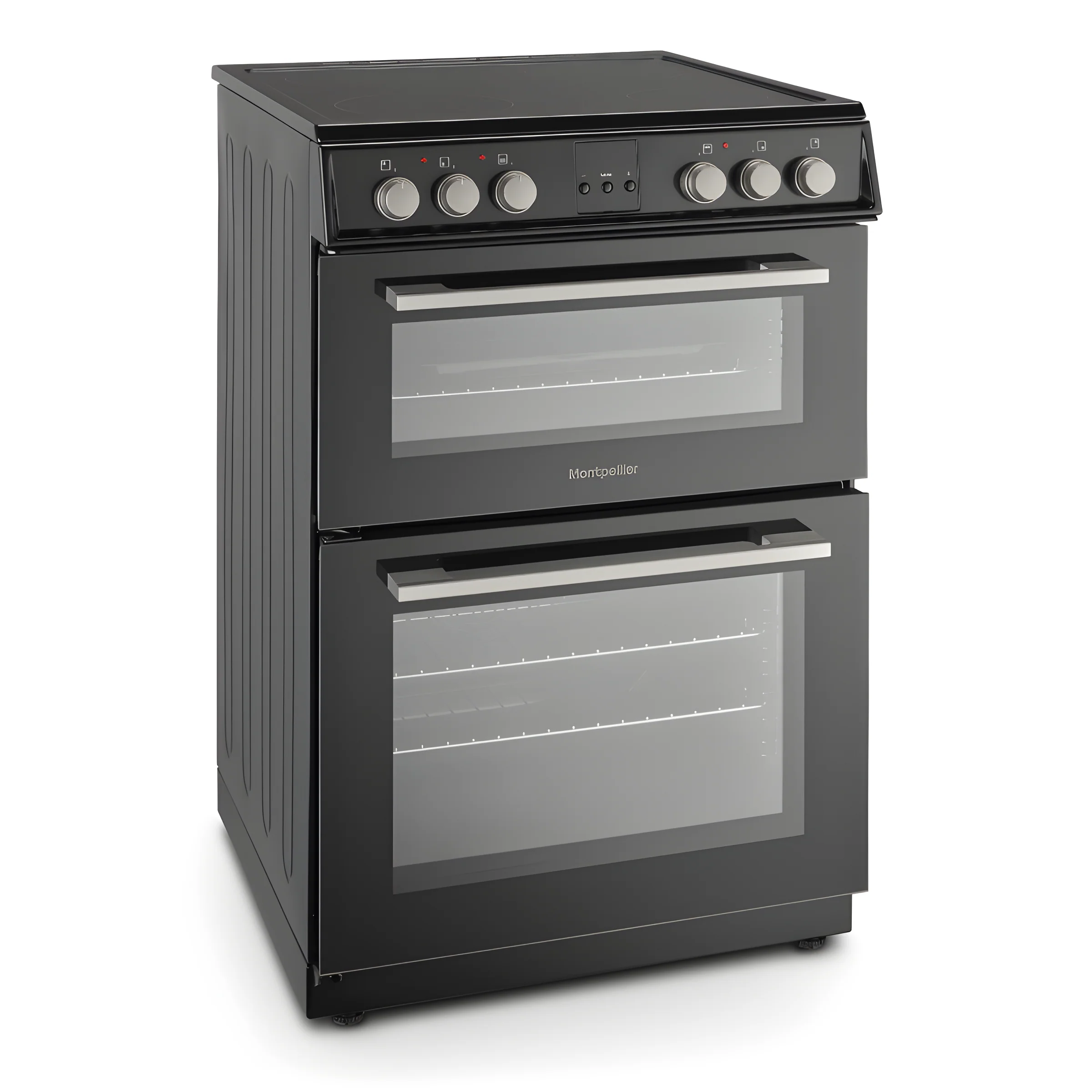 Montpellier MDOC60FK - Black 4 Zone Electric Cooker - A/A energy - Image 3