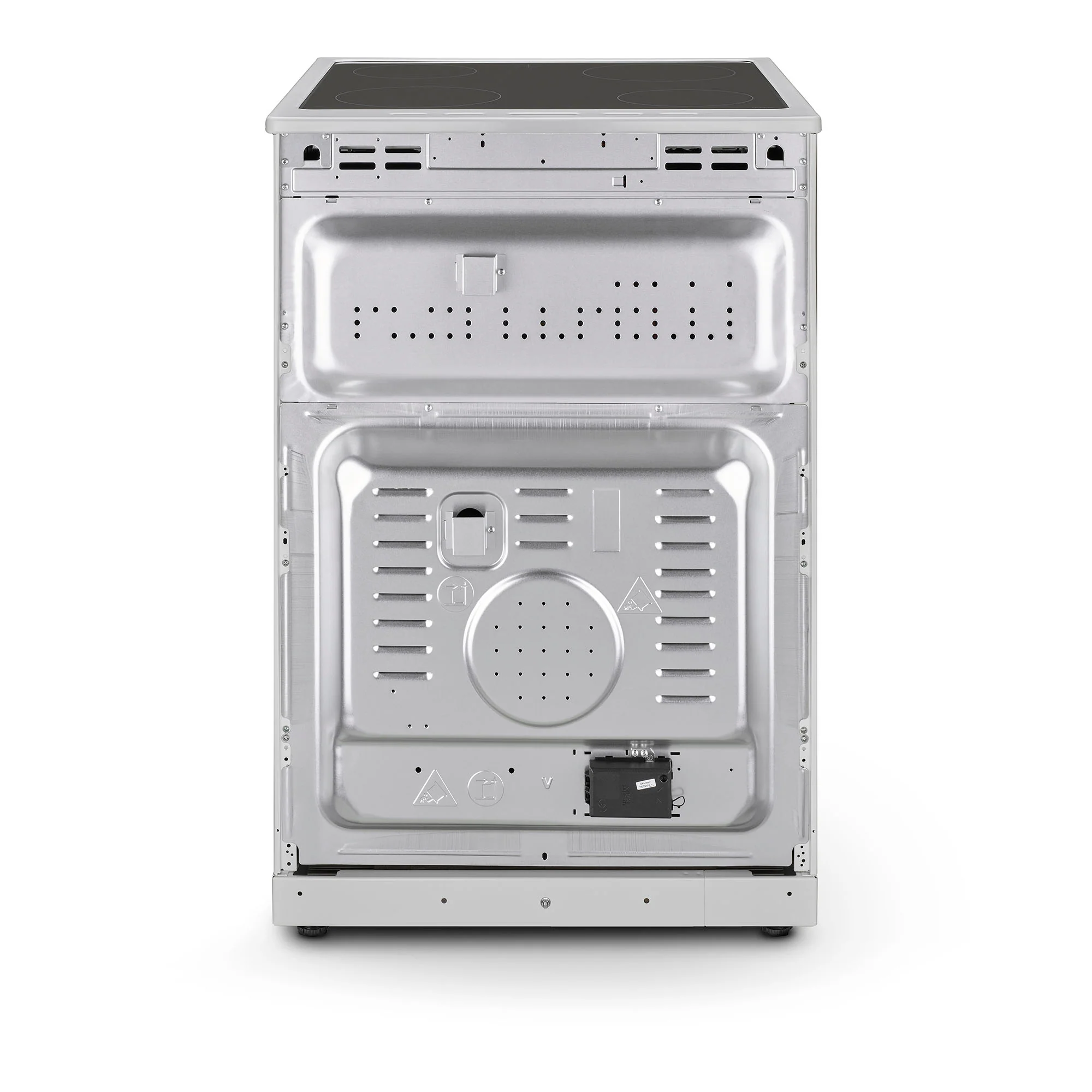 Montpellier MDOC60FW - White 60cm Ceramic Double Cooker - 72/39L Capacity - A/A Energy - Image 4