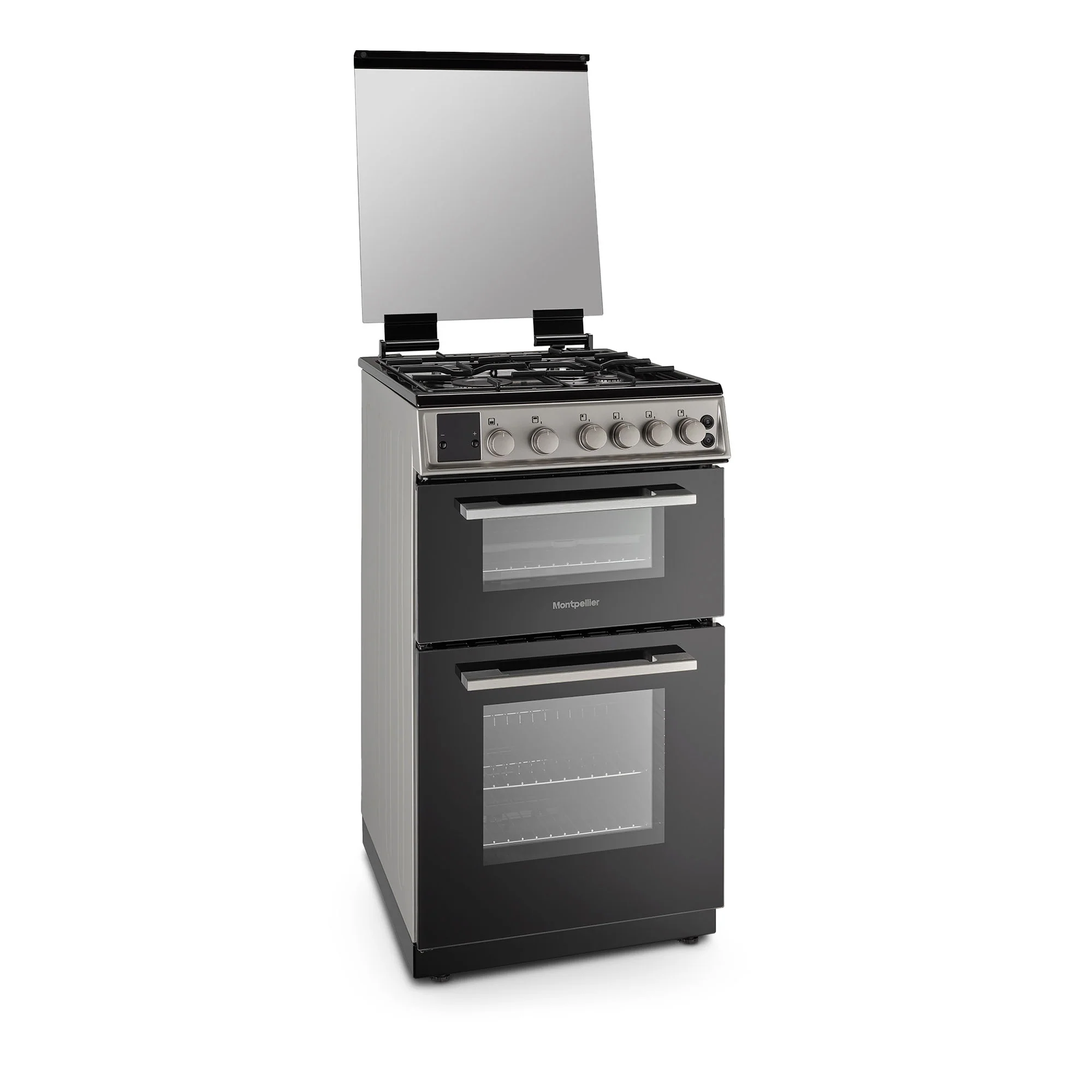 Montpellier MDOG50LS - Silver 4 Zone Gas Cooker - Catalytic cleaning - A/A+ energy - Image 2