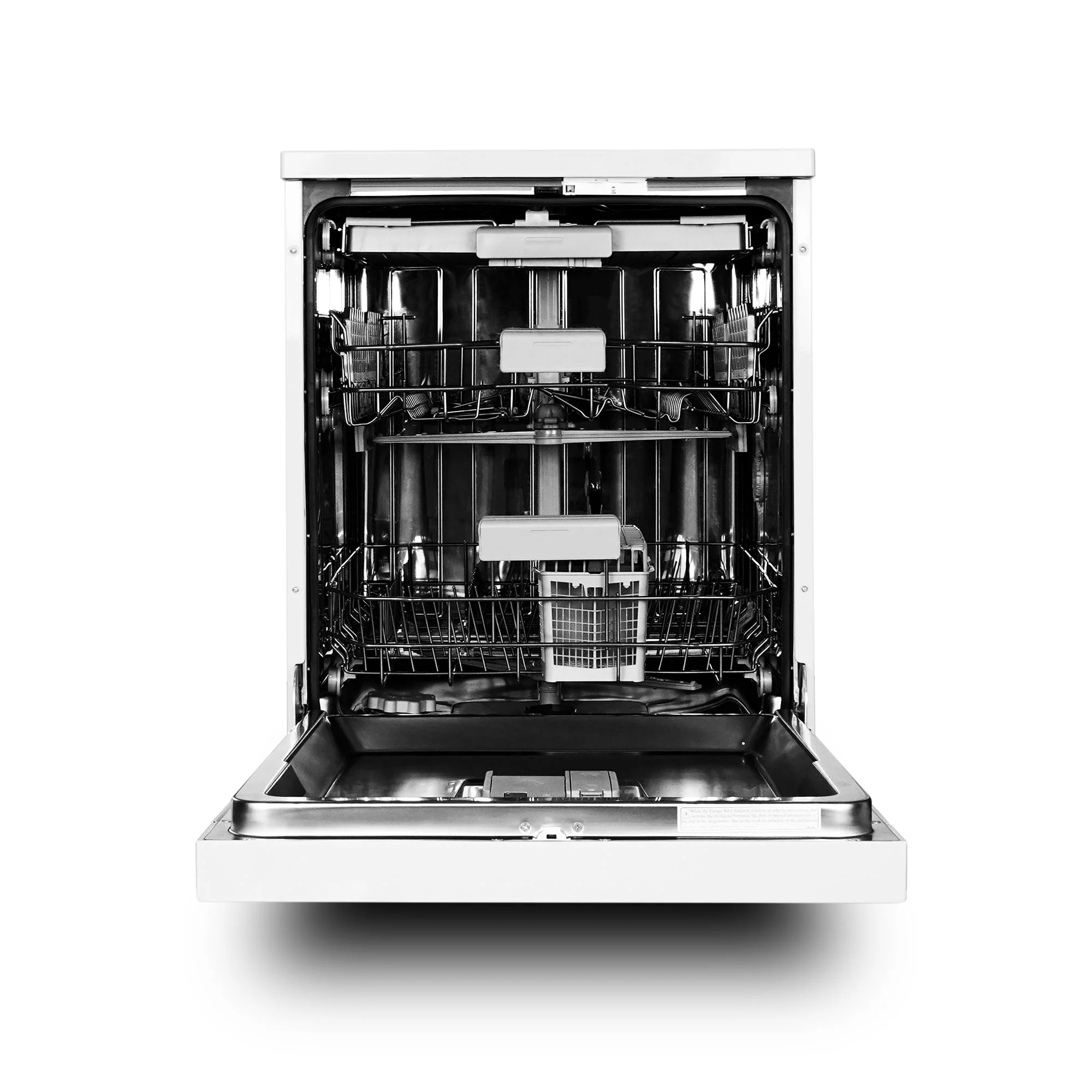 Montpellier MDWC1496W - White 14 Place Settings 60cm Dishwasher - Freestanding - C Energy Rating Cutlery tray - Image 2