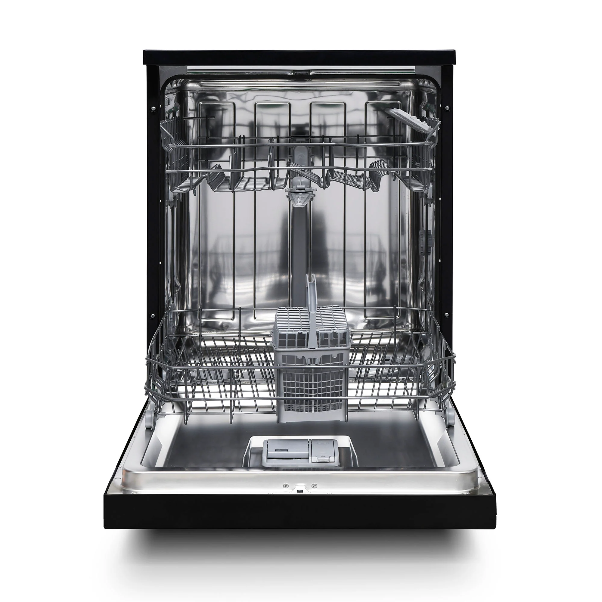 Montpellier MDWD1354K - Black 13 Place Setting Dishwasher - Freestanding - D Energy Rating - Image 2