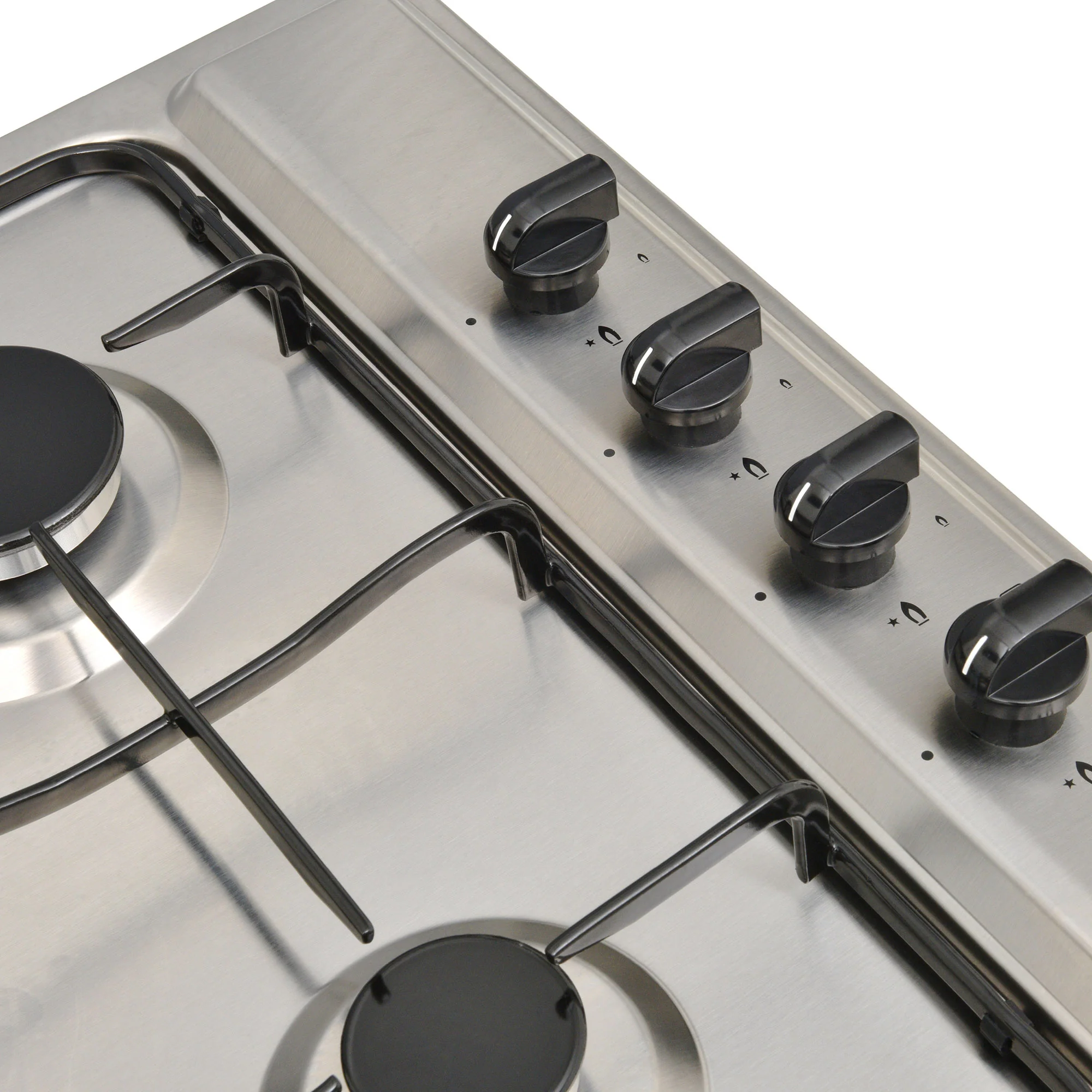 Montpellier MGB60X - Stainless Steel Gas Hob - 4 Burners - LPG Convertible - Image 3