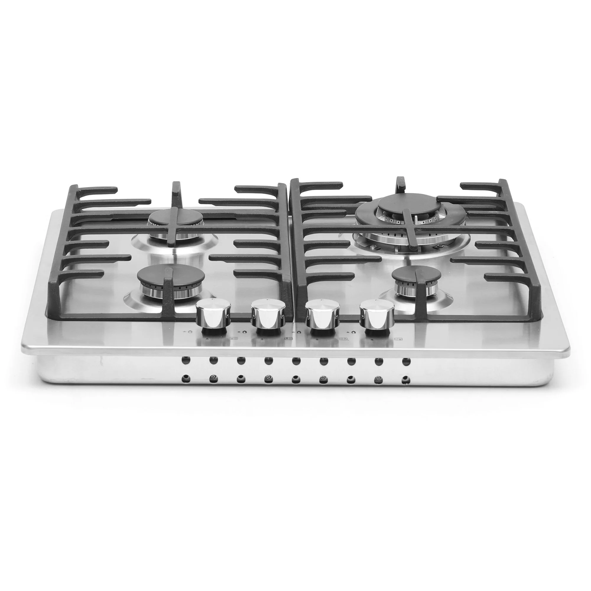 Montpellier MGH61CX - Stainless Steel 58cm Gas Hob - 4 Burners - Auto Ignition - Image 2
