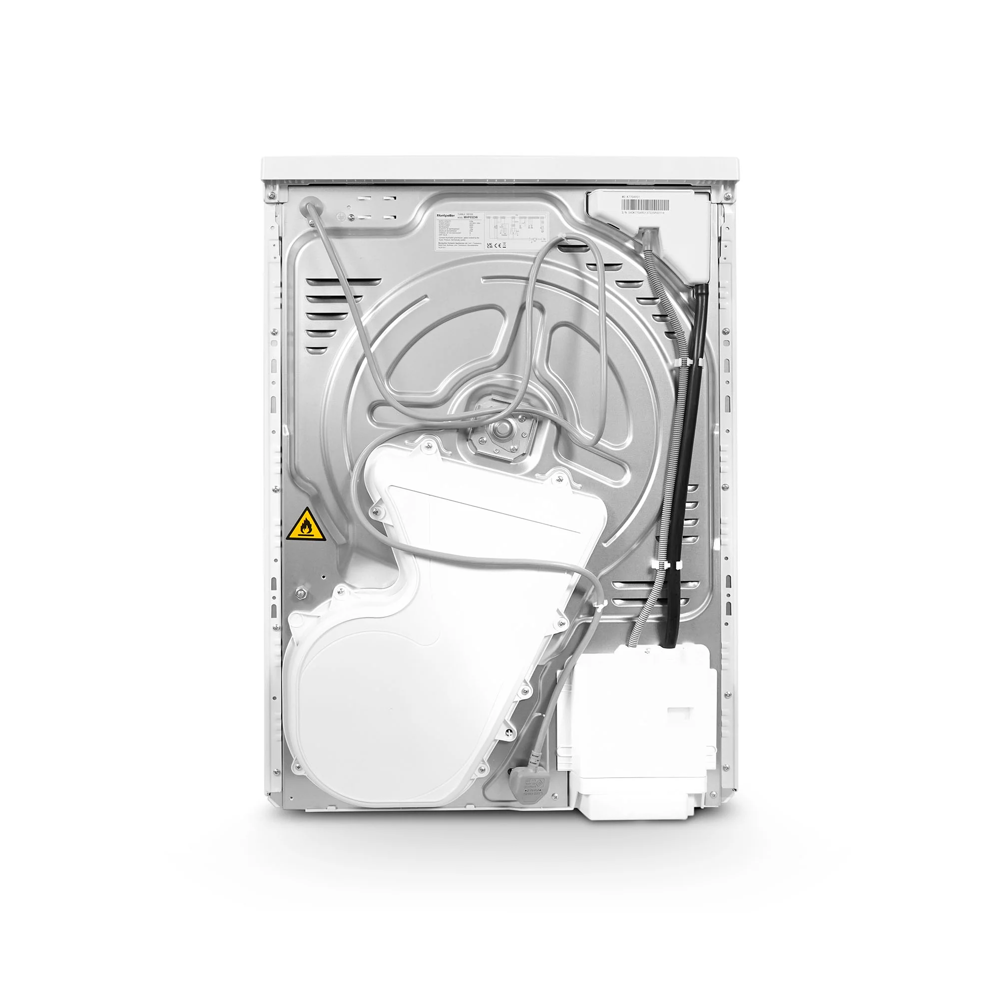 Montpellier MHP8SDW - White 8KG Heat Pump Tumble Dryer - Sensor Dry - A++ energy - Image 5