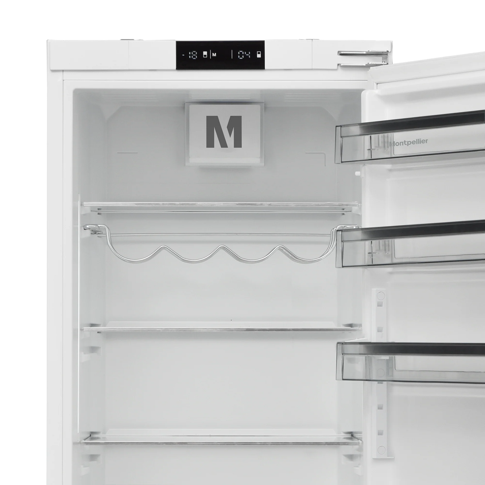 Montpellier MIFF730FF - White Integrated Frost Free Fridge Freezer - 243L Capacity - E Energy Rating - Image 8