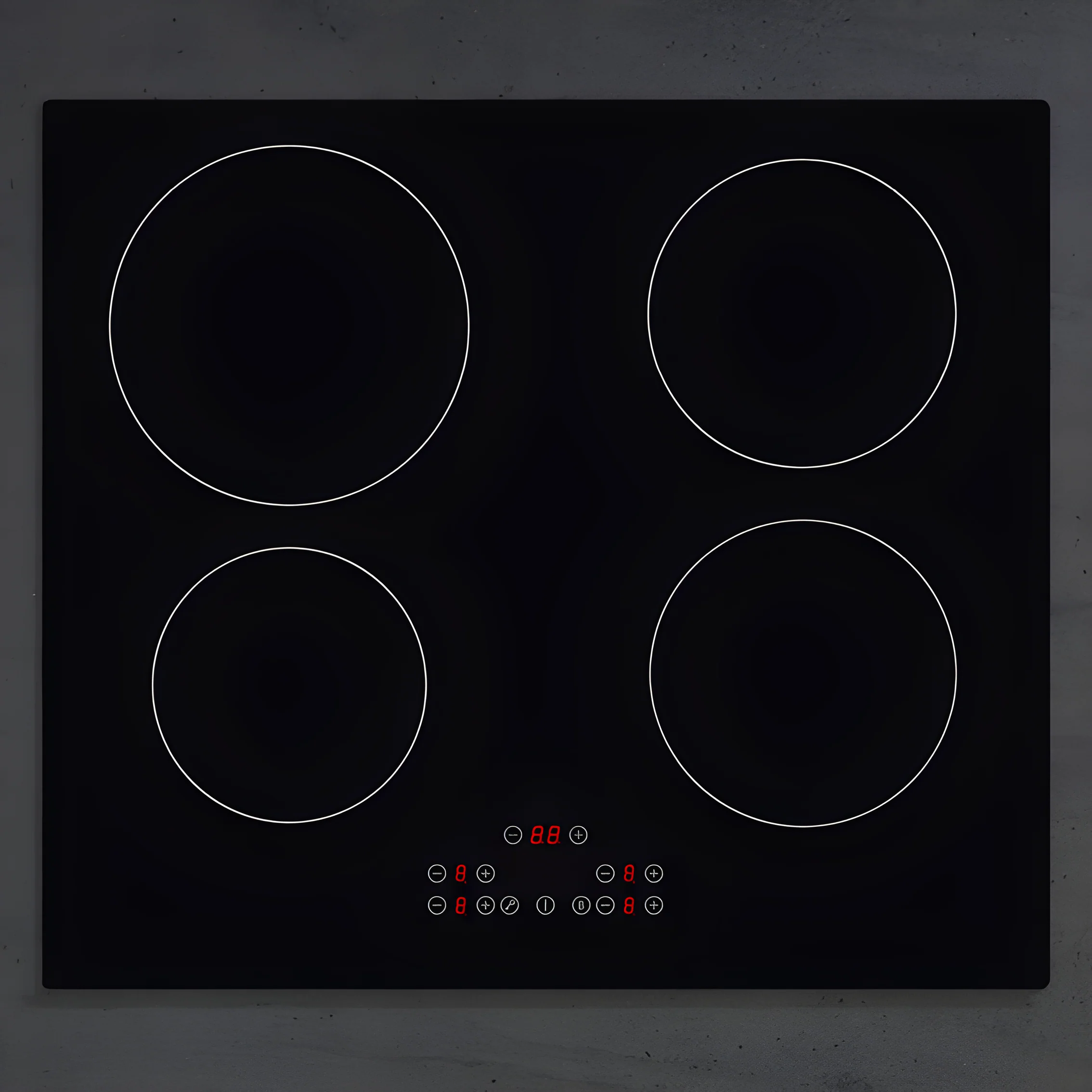 Montpellier MINH59 - Black 59cm Induction Hob - 4 Zones - A Energy Rating - Image 5