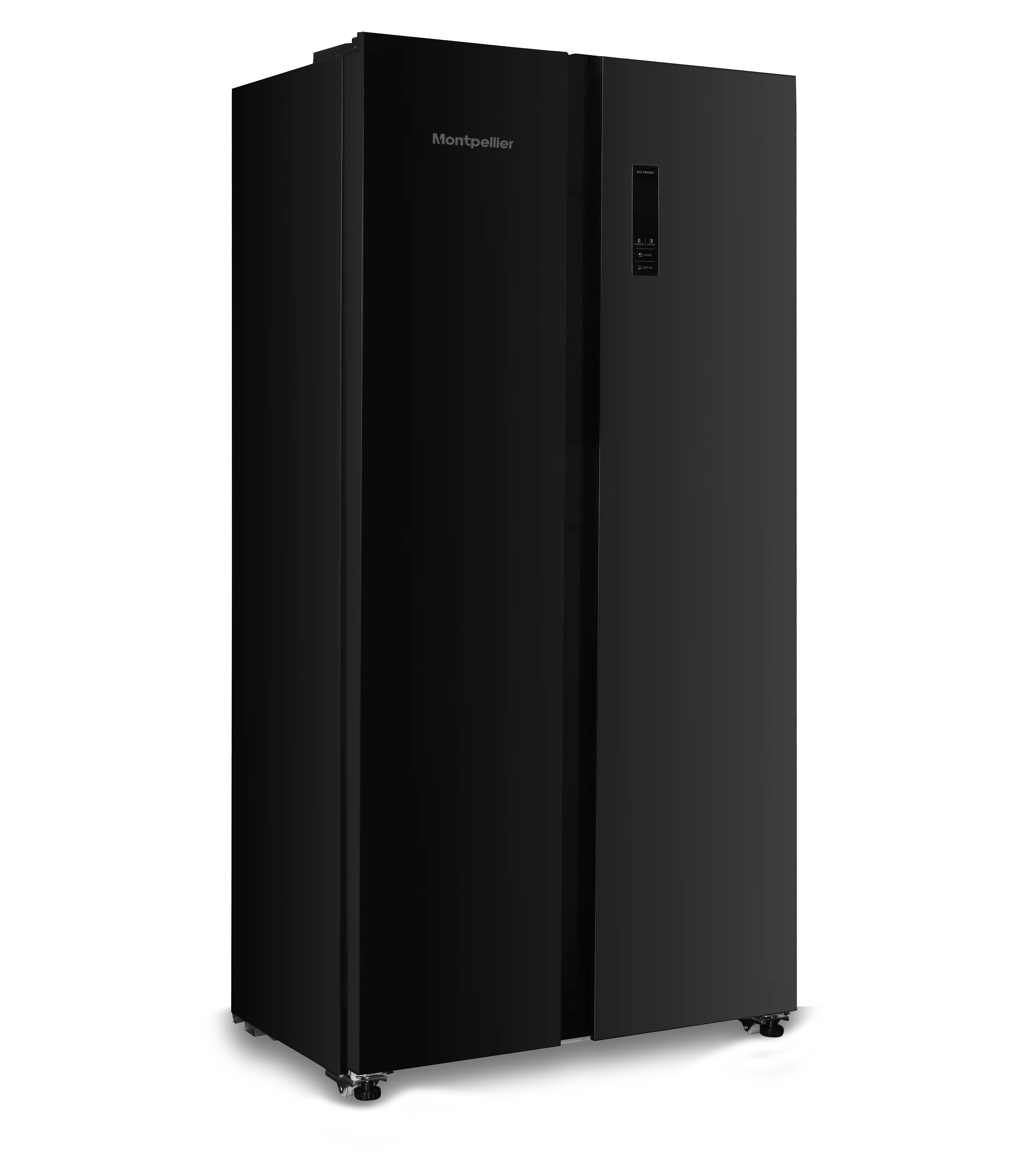 Montpellier MSBS442K - Black American Fridge Freezer - 442L - E Energy - Image 2