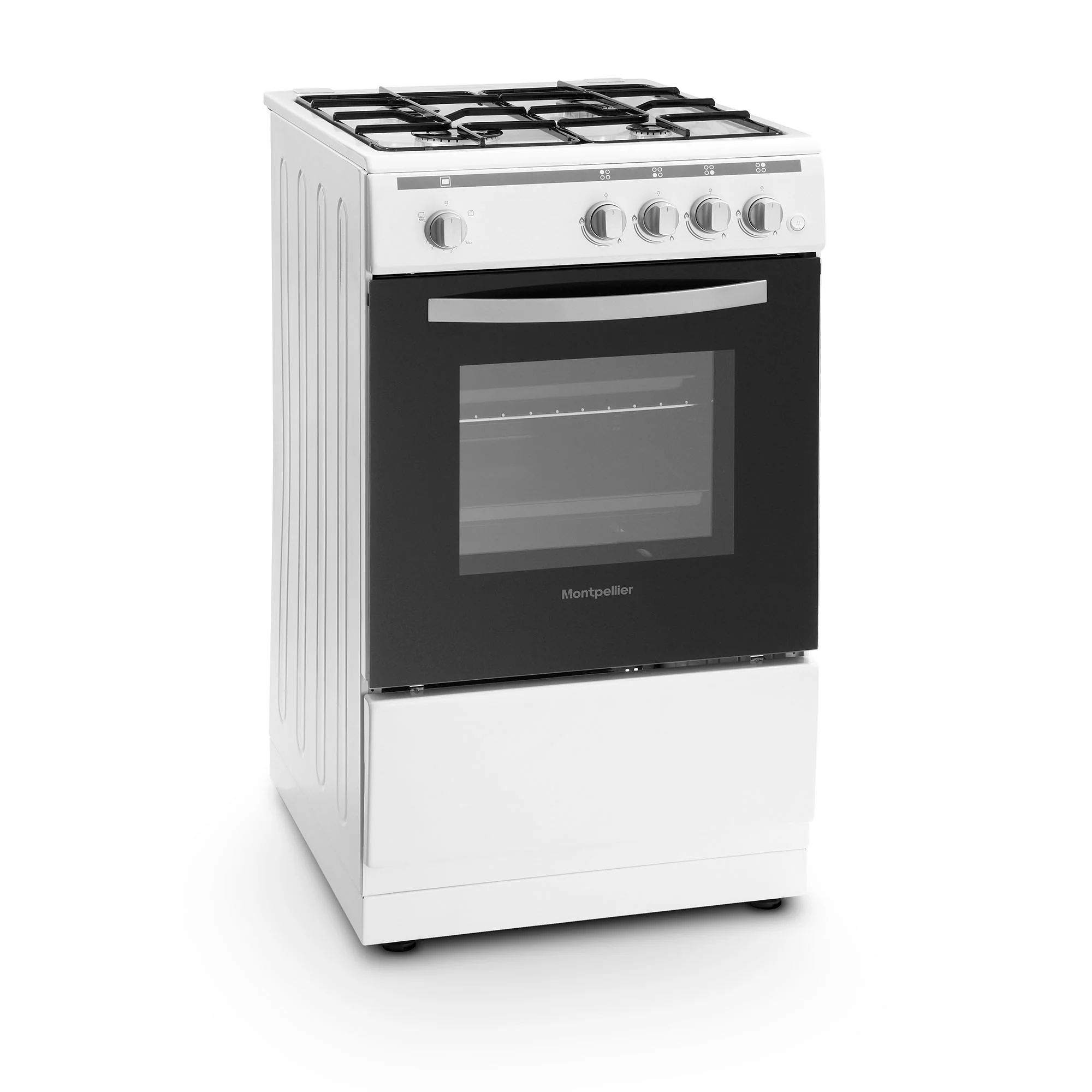 Montpellier MSG50W - White 50cm Single Cavity Gas Cooker - 51L - A Energy - Image 3