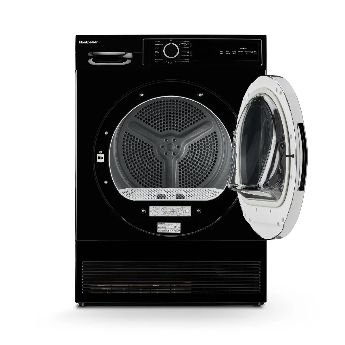 Montpellier MTDC8SDK - Black 8KG Condenser Tumble Dryer - B energy - Image 2