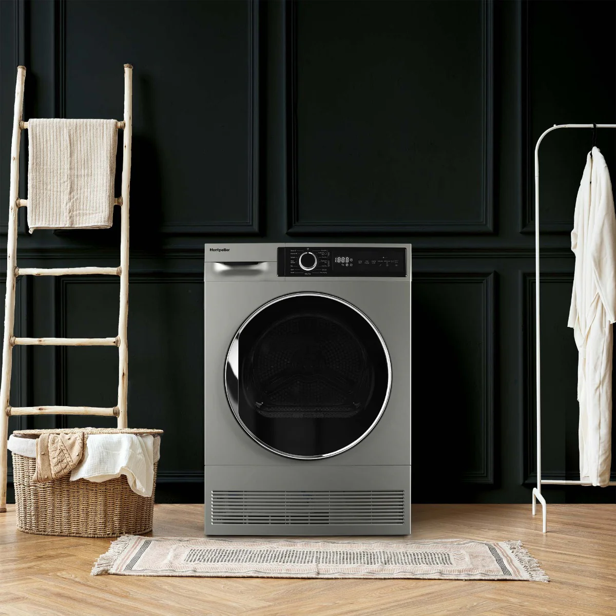 Montpellier MTDC8SDS - Silver 8KG Condenser Tumble Dryer - B energy - Image 4