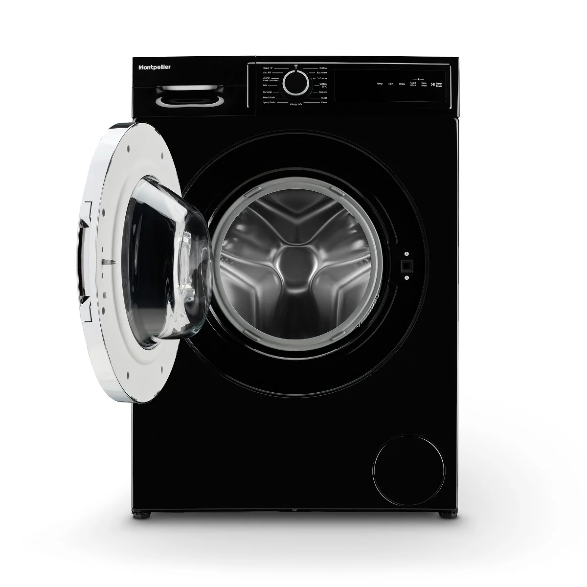 Montpellier MWM814BLK - Black Freestanding 8KG Washing Machine - 1400 RPM - A energy - Image 2