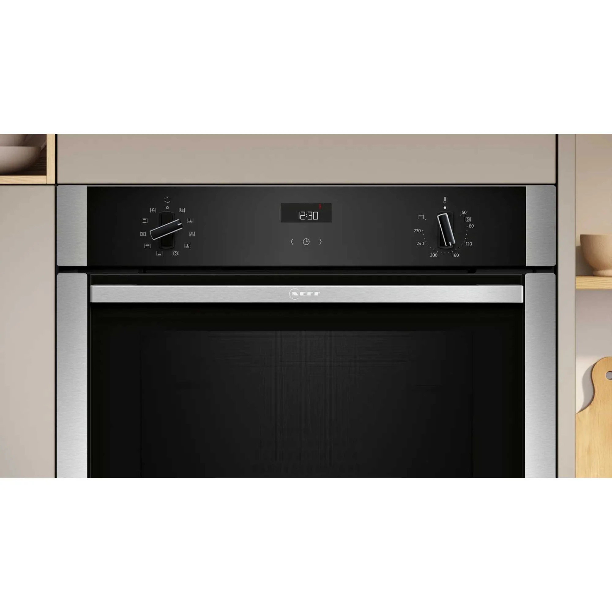 Neff B3ACE4AN3B - Stainless Steel Single Oven - 71L - A+ Energy - Image 2