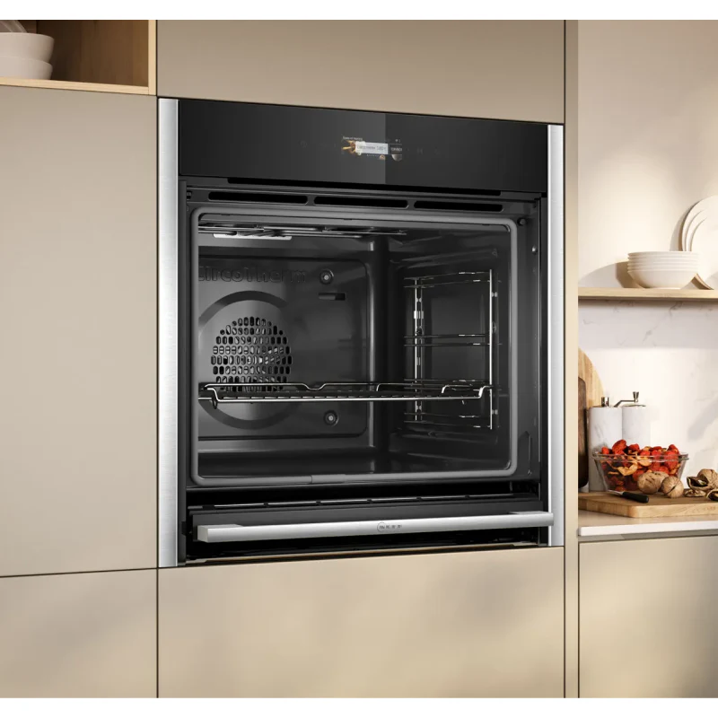 Neff B54CR71N0B - Slide and hide® N70 Series Stainless steel Built in Electric Single Oven - A+ energy - Image 3