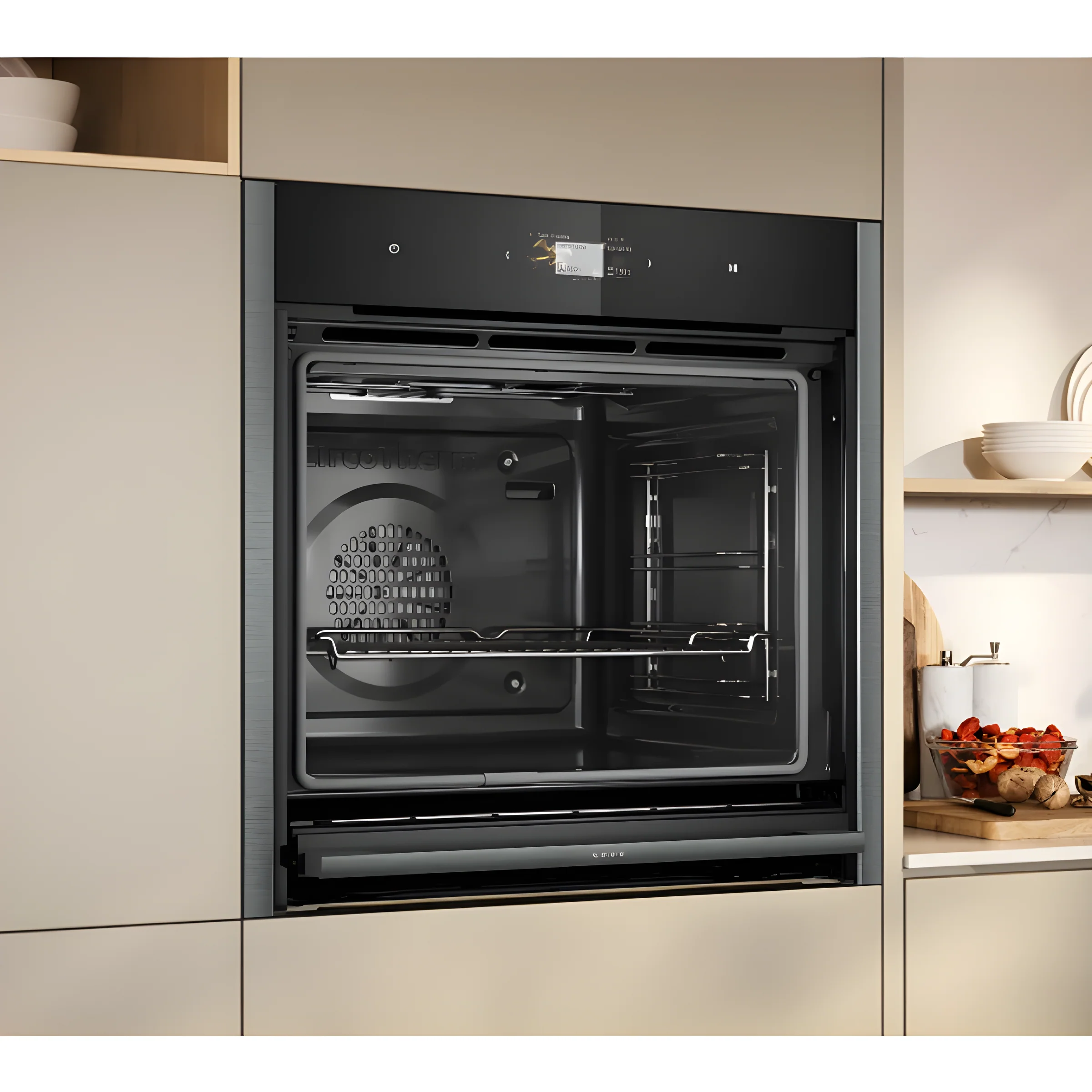Neff B64CS71G0B - Slide and hide® N90 Series Graphite Built in Electric Single Oven - A+ energy - Image 3