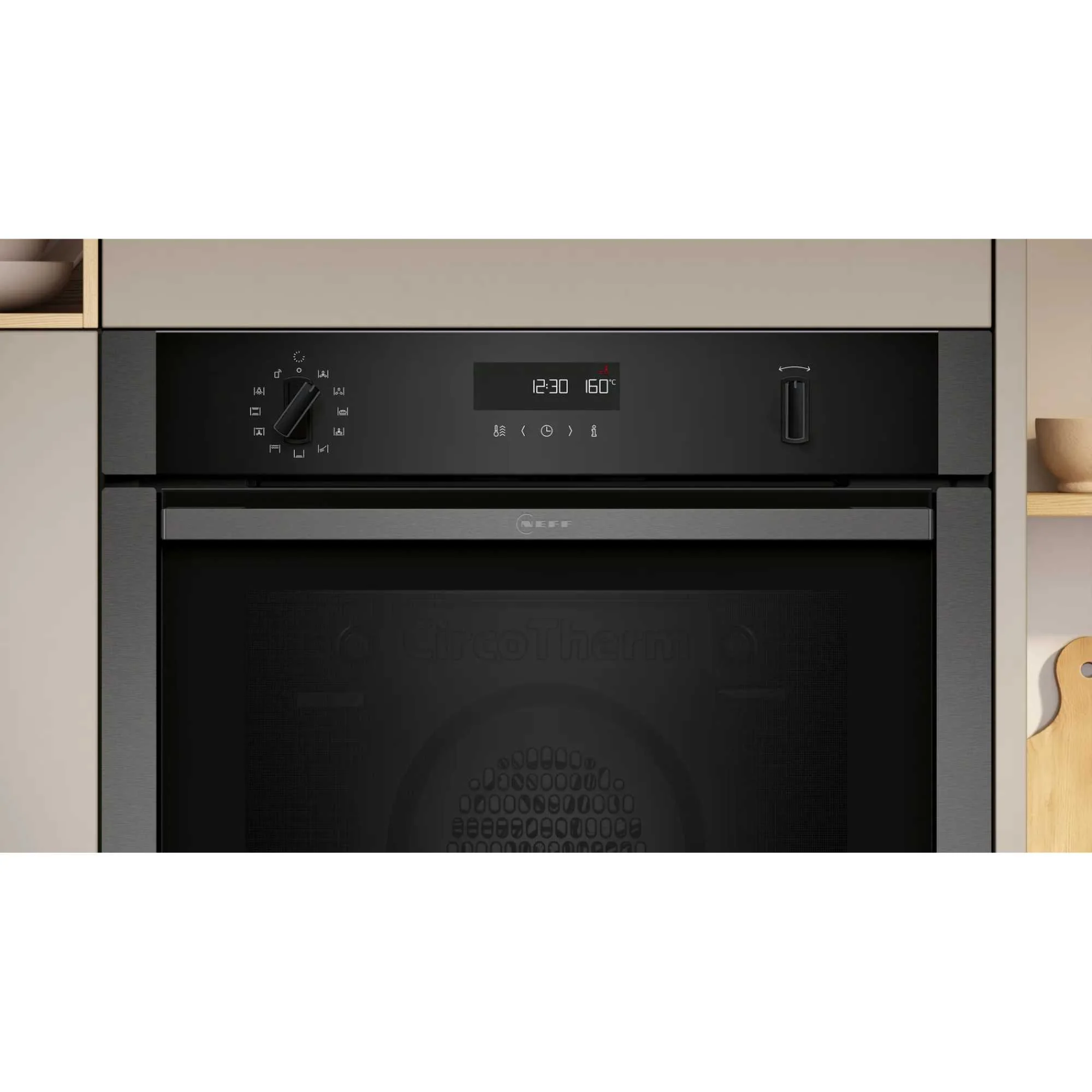 Neff B6ACH7AG7B - Graphite Single Oven - 71L - A+ Energy - Image 2