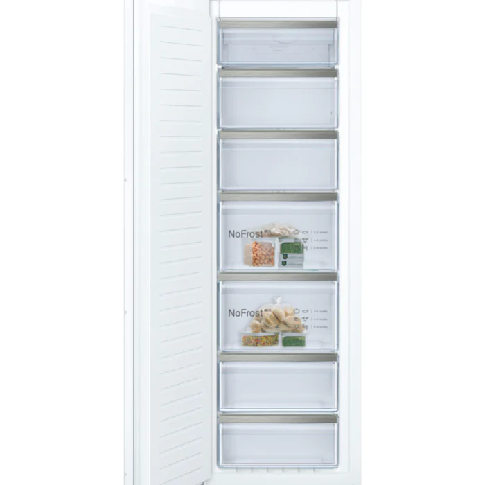 Neff GI7812EE0G - Integrated In Column Frost Free Freezer with Fixed Hinge Door - E rated - Image 3