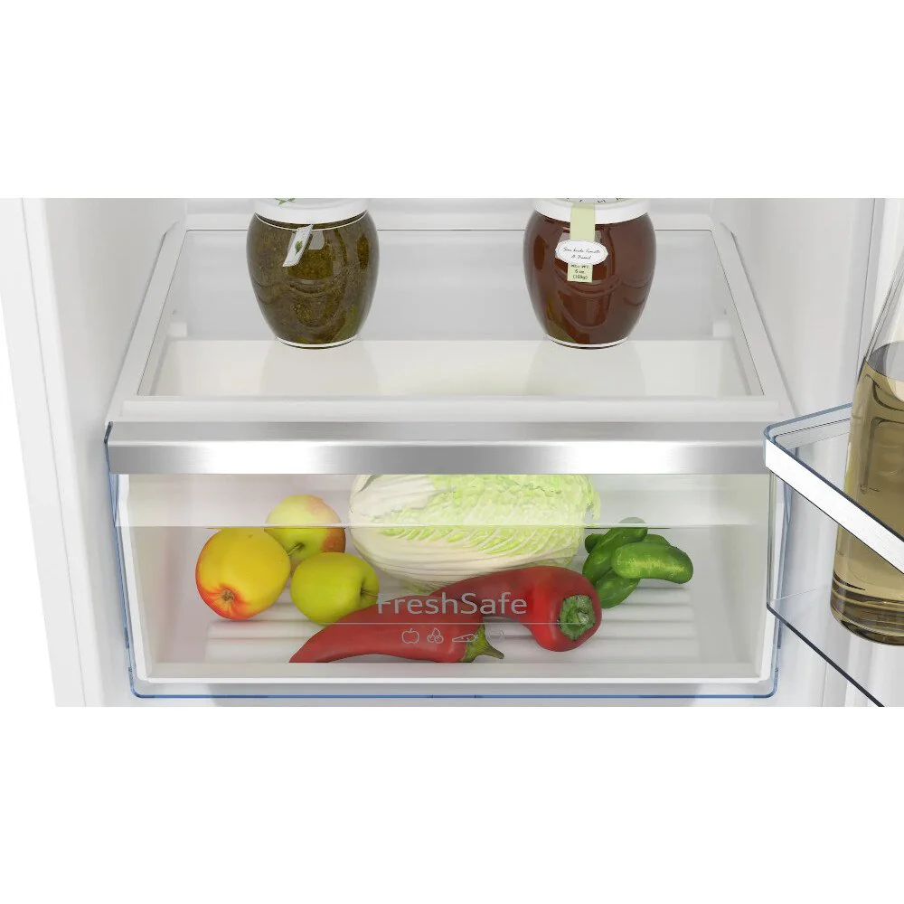 Neff KI1412FE0  - Silver Built-in Larder Fridge - 204L Capacity - Fixed Hinge - E Energy - Image 4