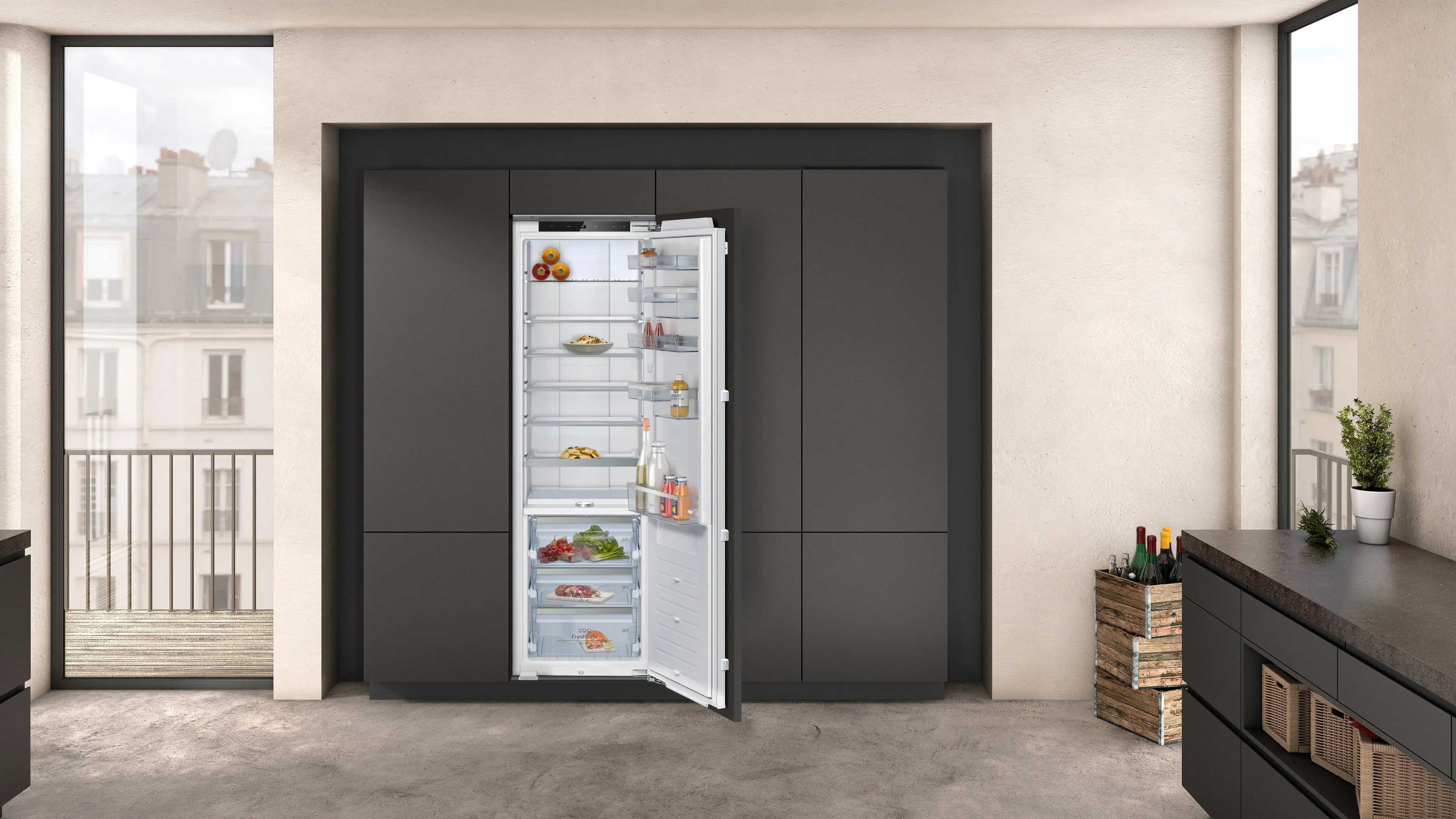 Neff KI8815OD0G - Built-In Fridge 177.2cm - 289L Capacity - D Energy - Image 2
