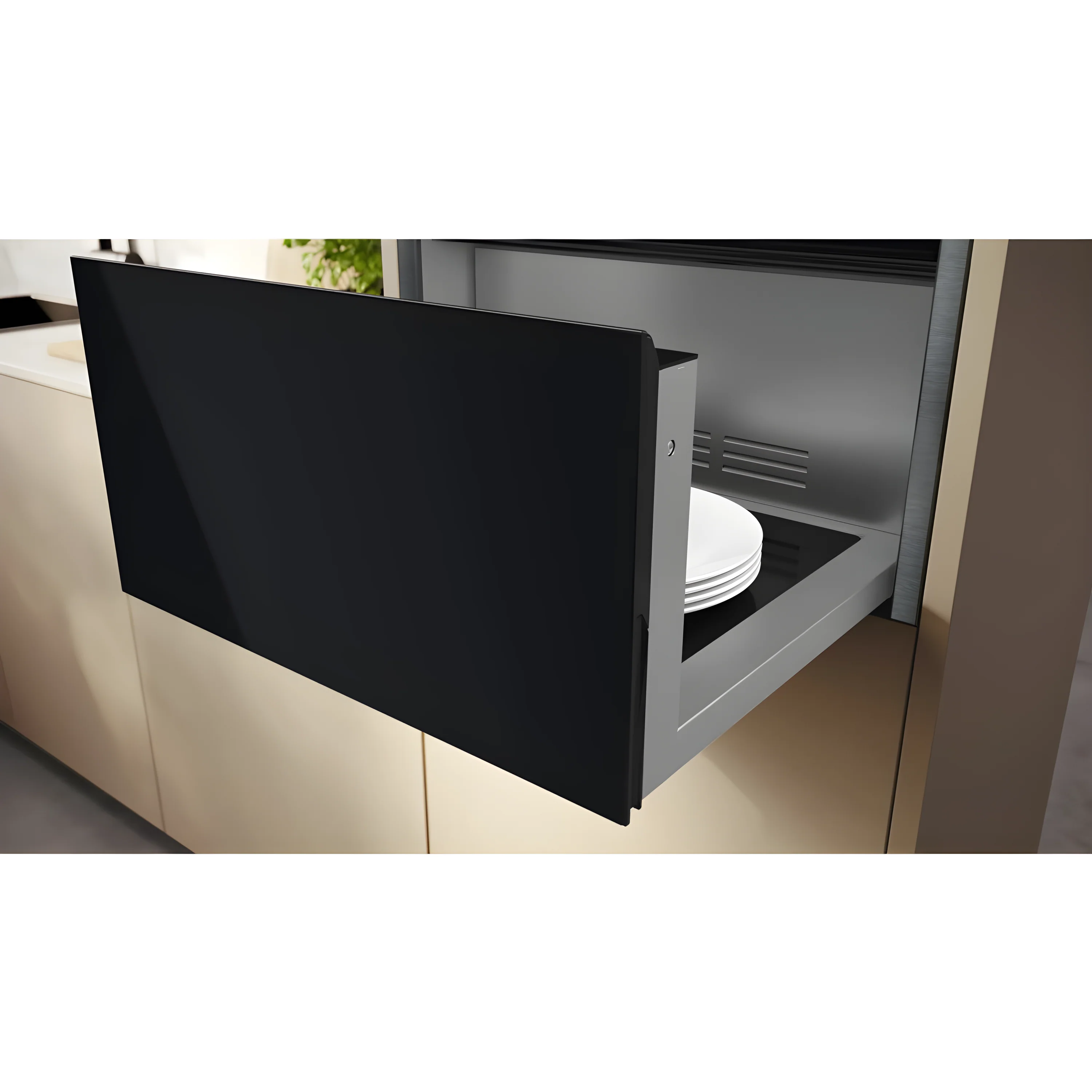 Neff N34HA11G1B N70 - Graphite Warming Drawer - 54L Capacity - Stainless Steel - Image 3