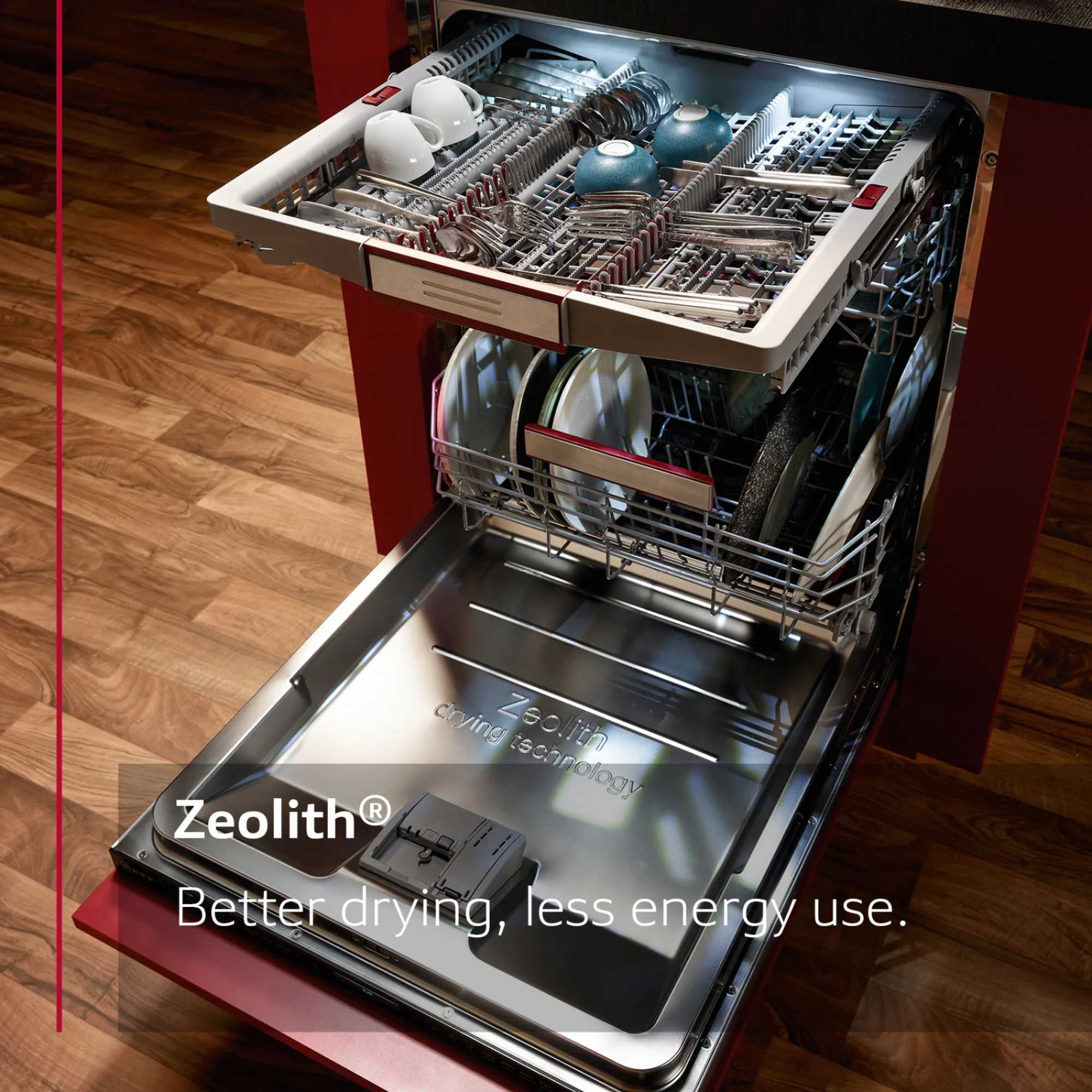Neff S197YCX05G - Silver 14 Place Setting Fully Integrated Dishwasher - Zeolith - A Energy - Image 4