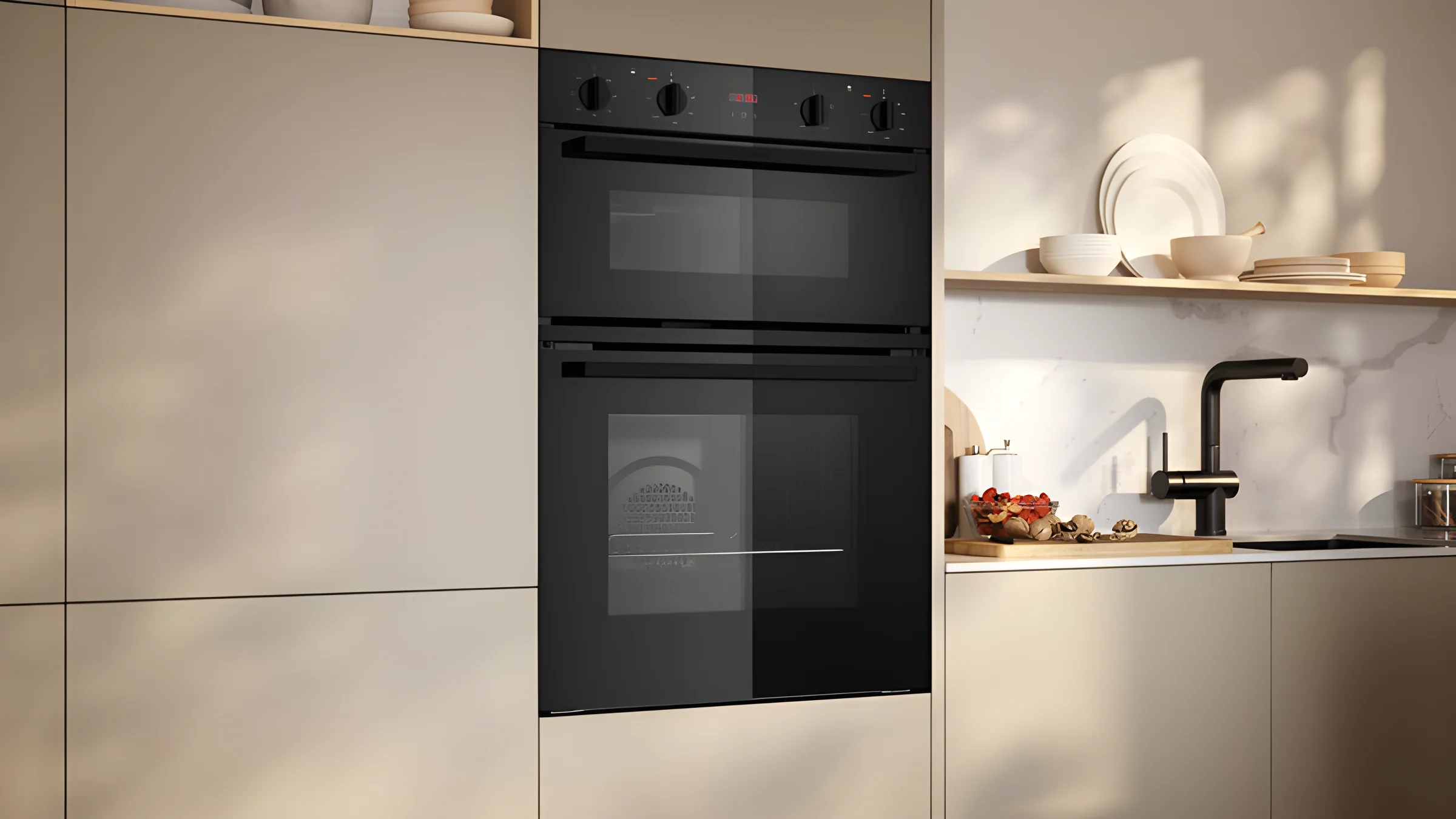 Neff U1DCC0AK3B - Black Double Oven - Built-In Electric - Image 5